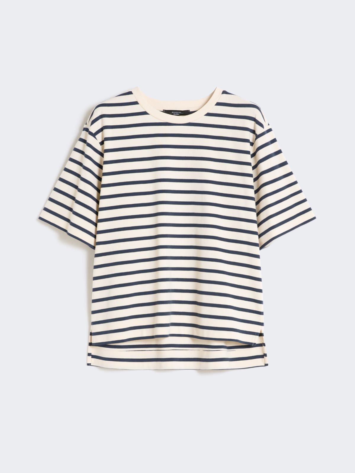 T-shirt in jersey di cotone - ECRU - Weekend - 6