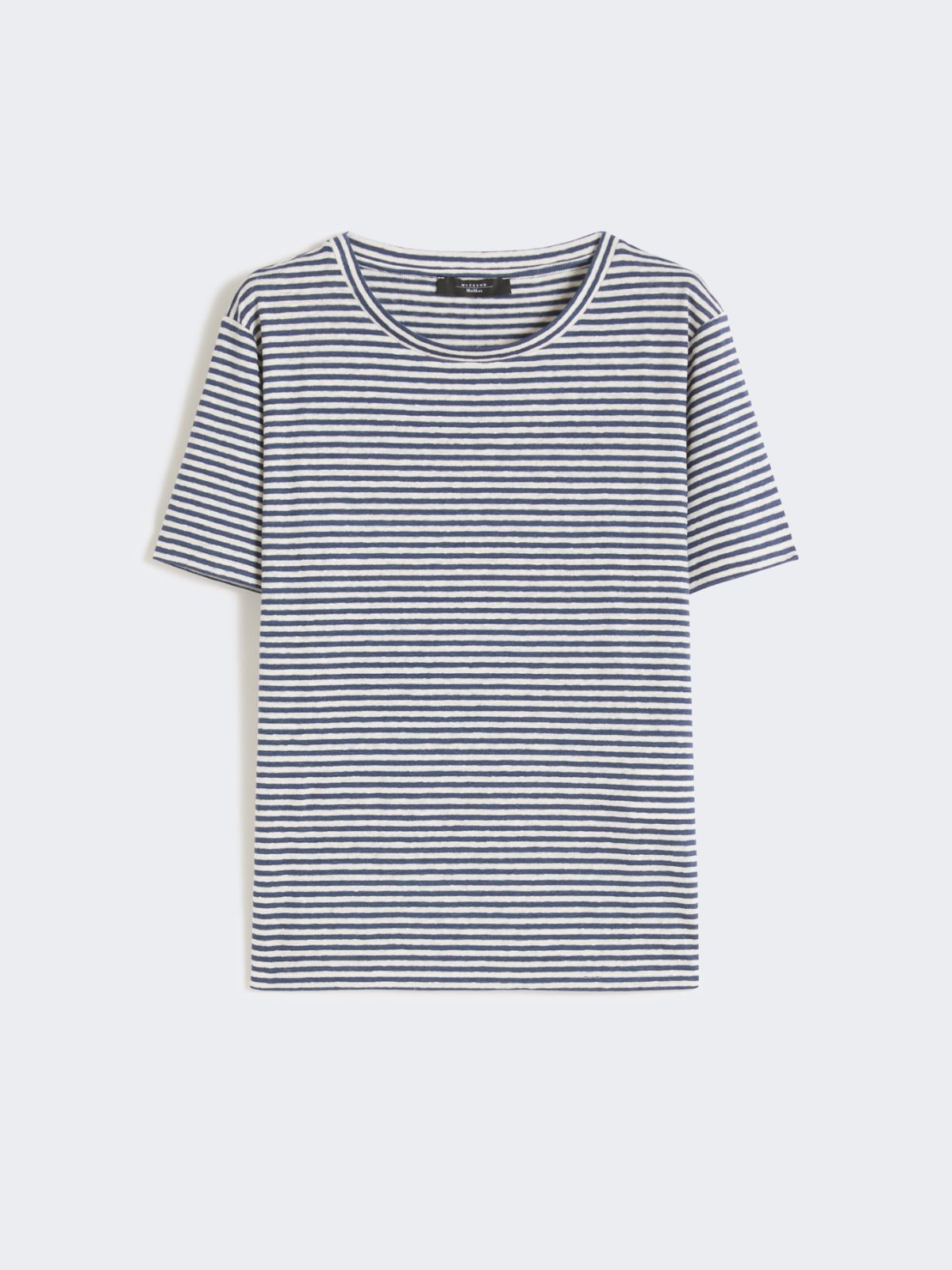 Stretch linen jersey basic T-shirt - Weekend Max Mara - 5