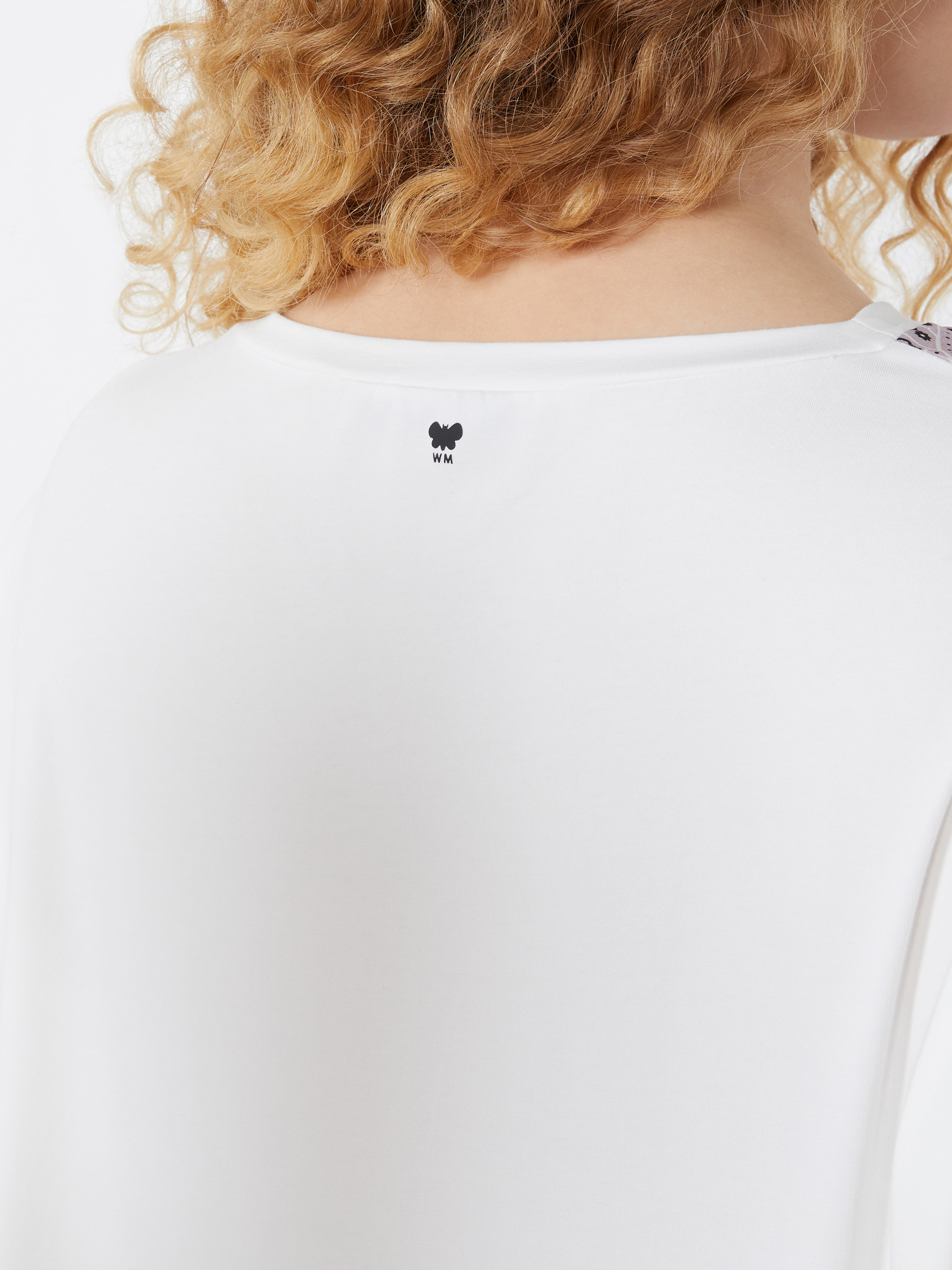 Printed silk and stretch cotton jersey T-shirt - MULTICOLOUR - Weekend Max Mara - 5