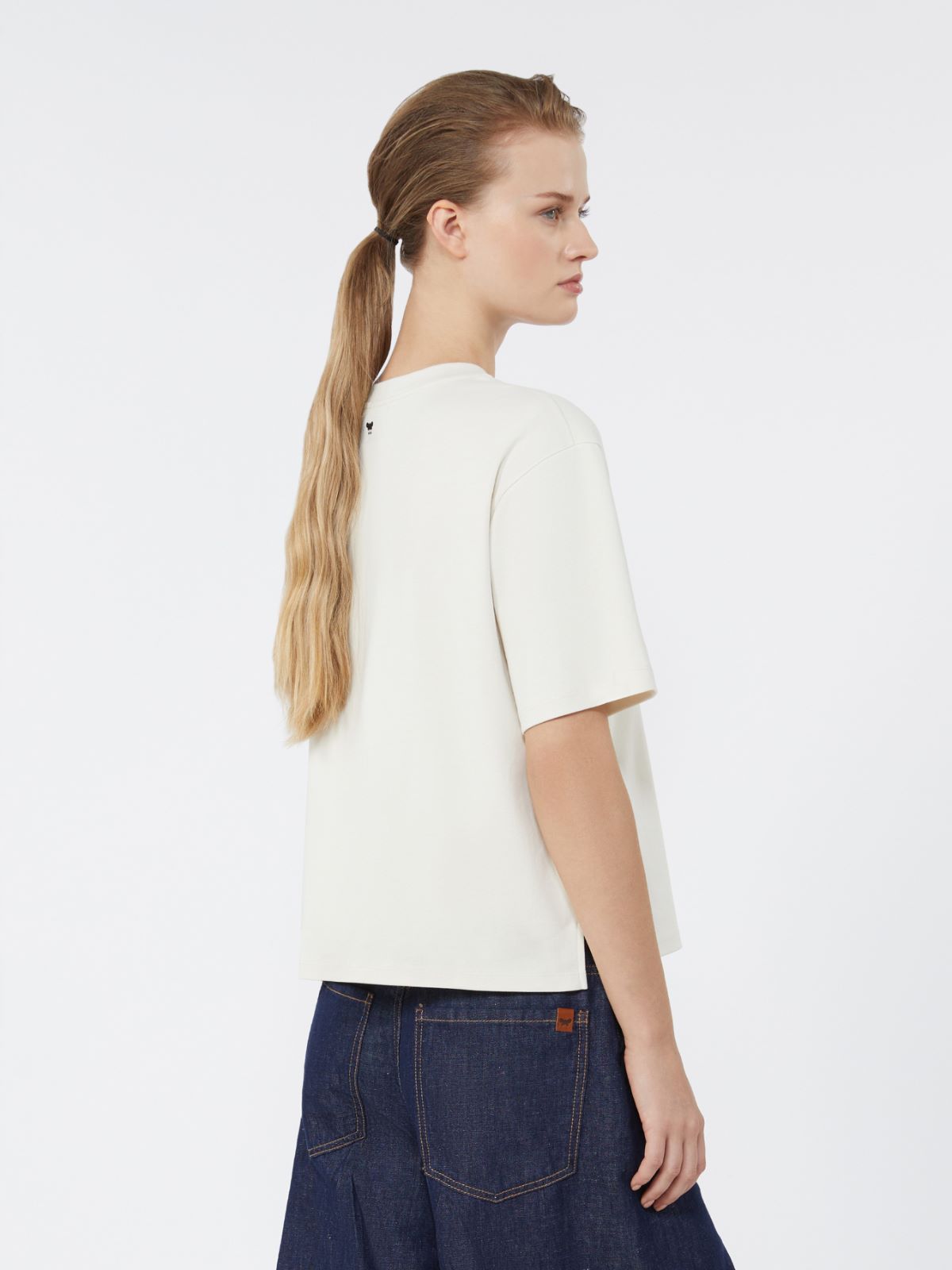 Printed cotton jersey T-shirt - Weekend Max Mara - 3
