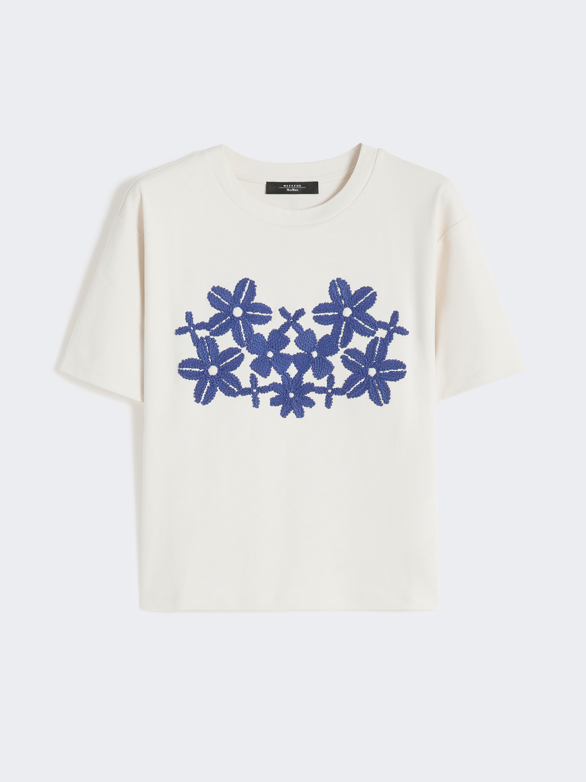 Printed cotton jersey T-shirt - Weekend Max Mara - 5