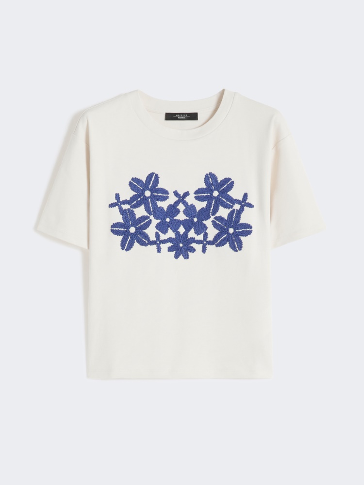 Printed cotton jersey T-shirt - Weekend Max Mara