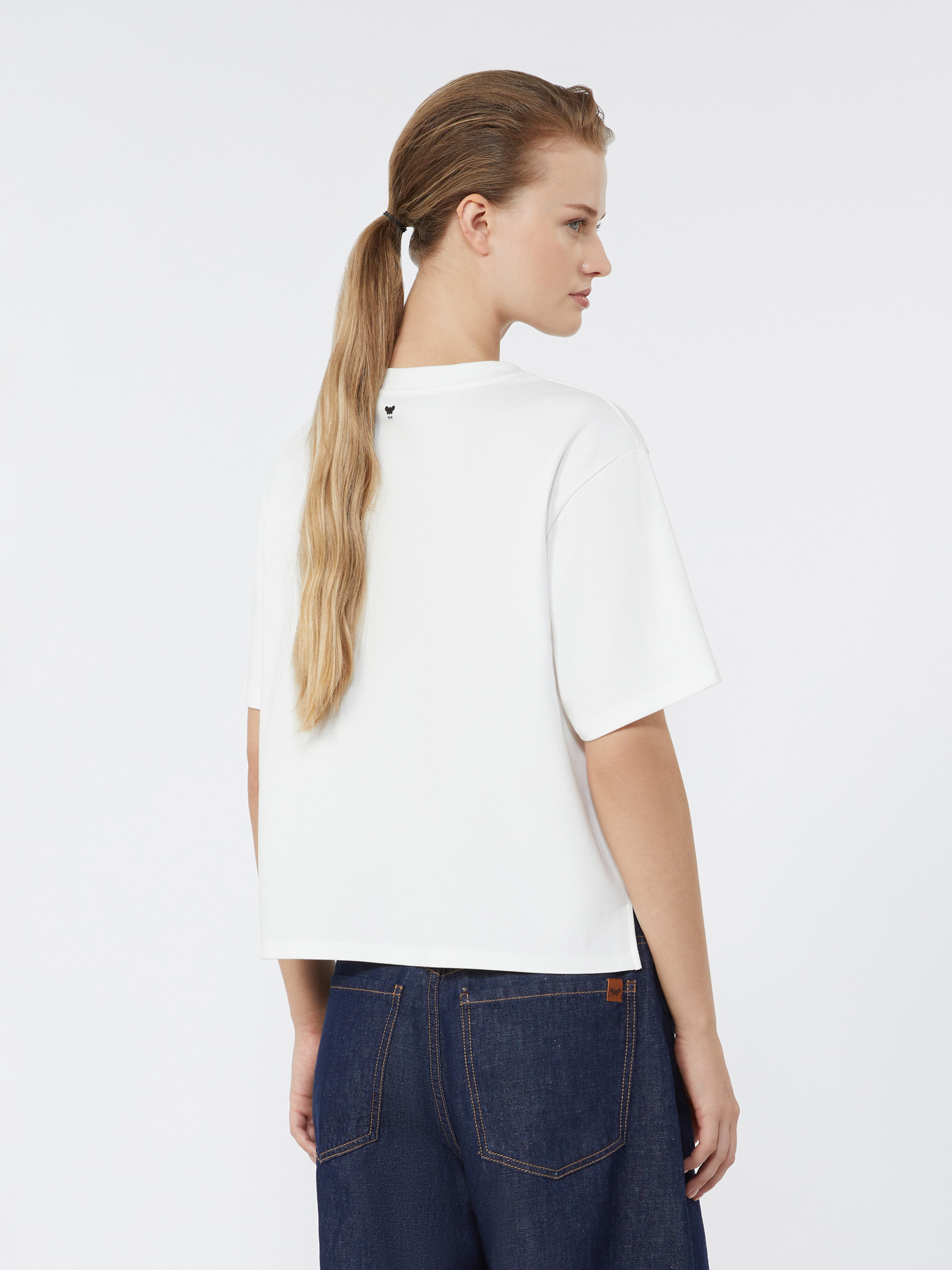 Printed cotton jersey T-shirt - Weekend Max Mara - 3