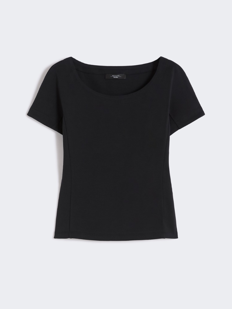 Fitted jersey top - BLACK - Weekend - 6