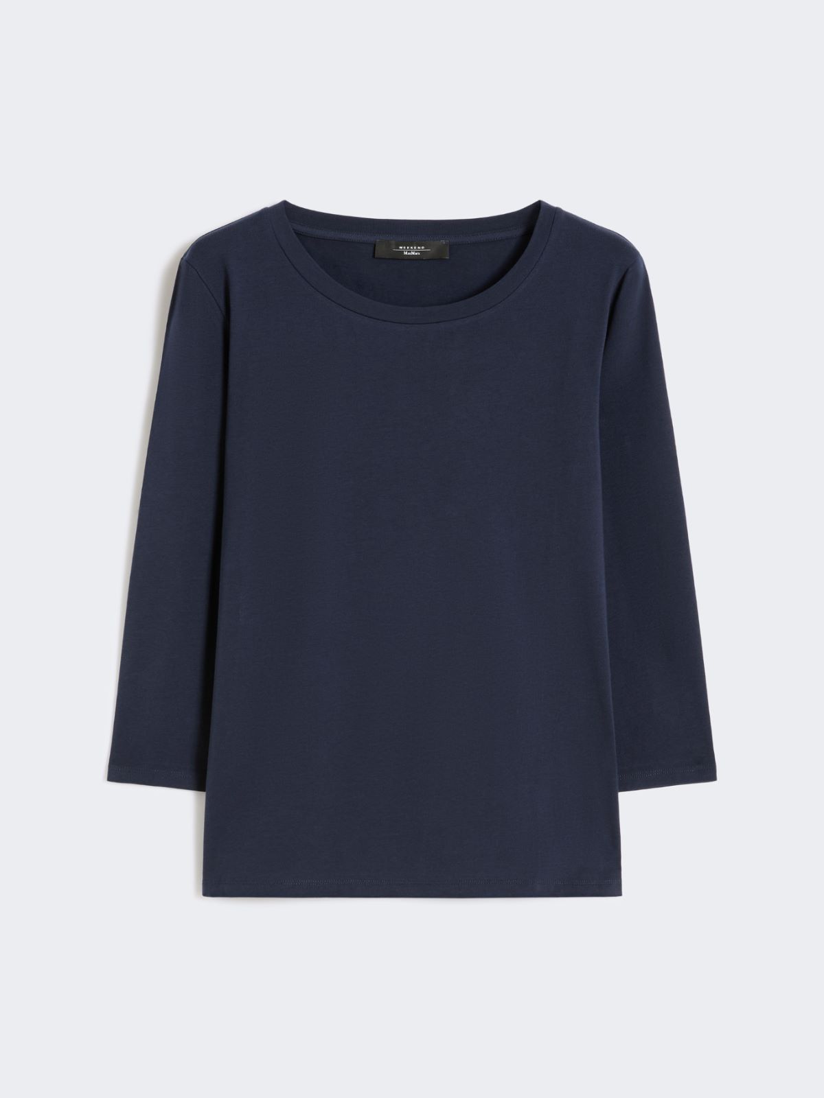 Stretch cotton T-shirt - NAVY - Weekend - 6