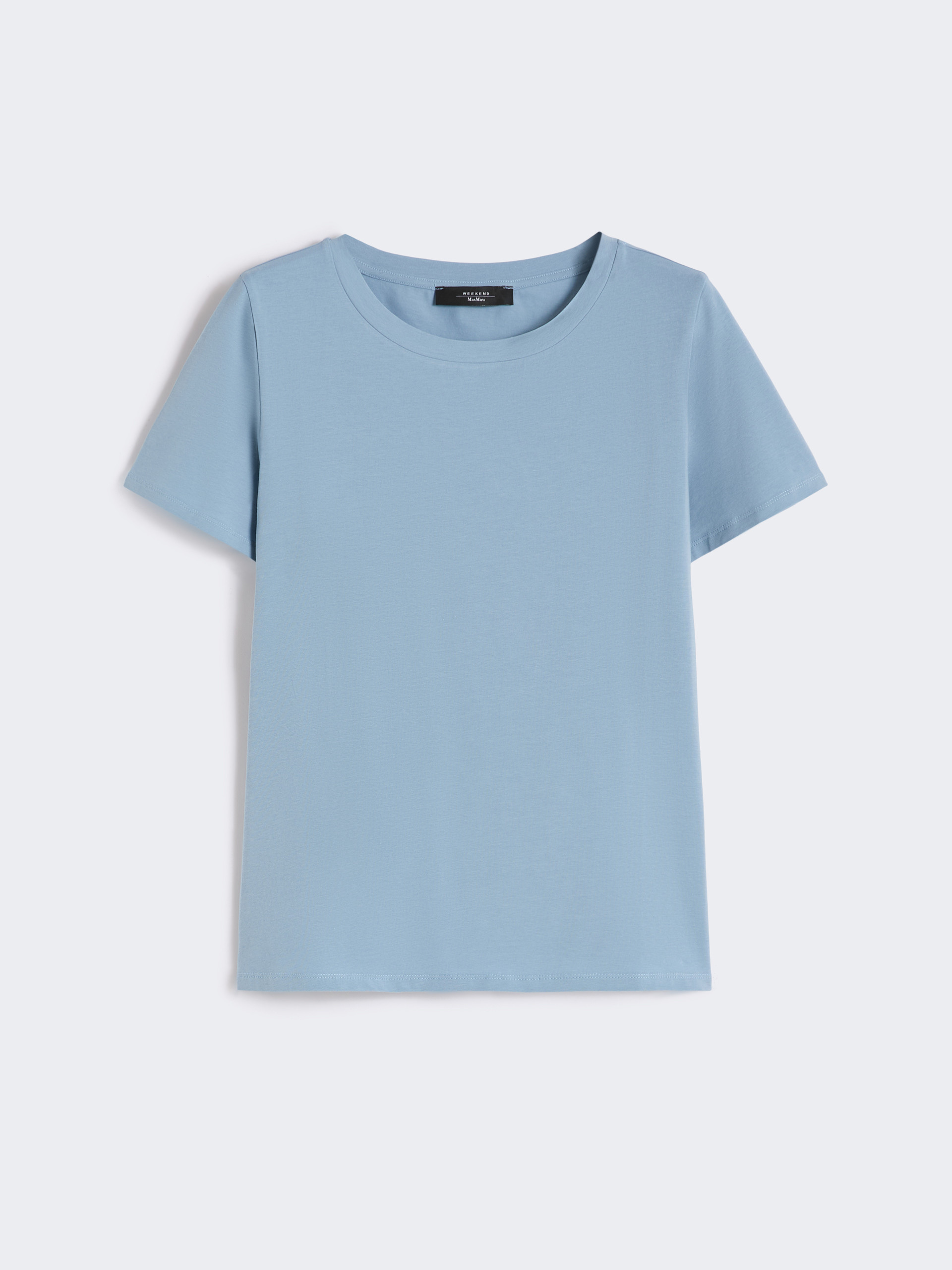 Stretch jersey basic T-shirt - LIGHT BLUE - Weekend Max Mara - 5