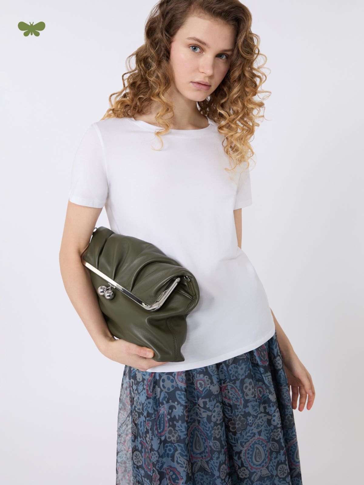 Basic cotton jersey T-shirt - WHITE - Weekend - 4