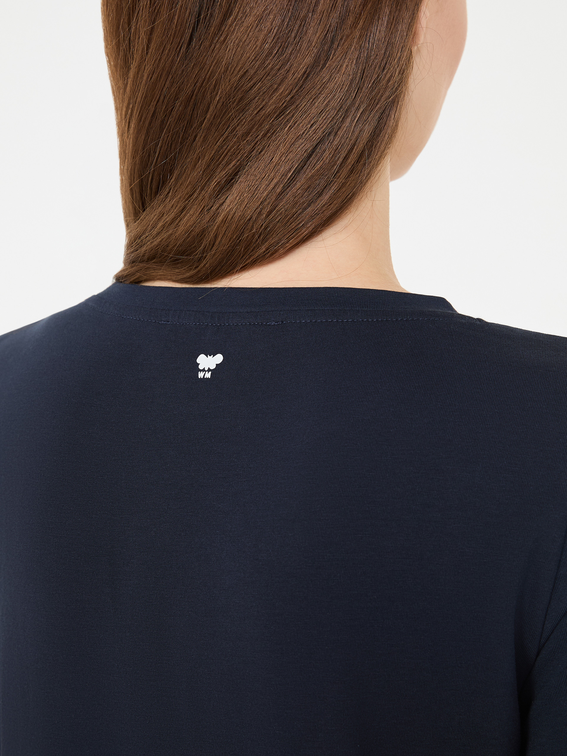 Basic cotton jersey T-shirt - NAVY - Weekend Max Mara - 5