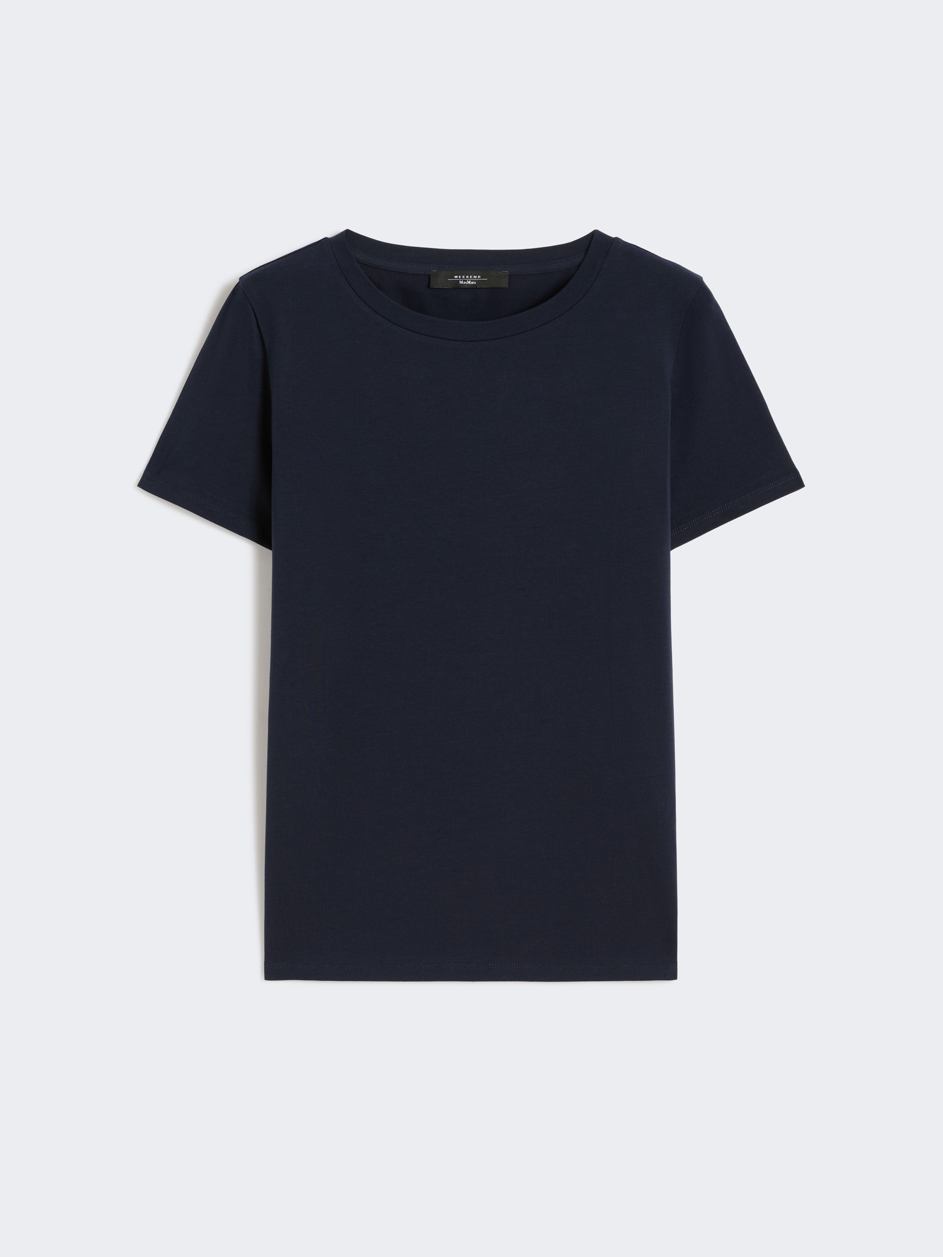 Basic cotton jersey T-shirt - NAVY - Weekend Max Mara - 7