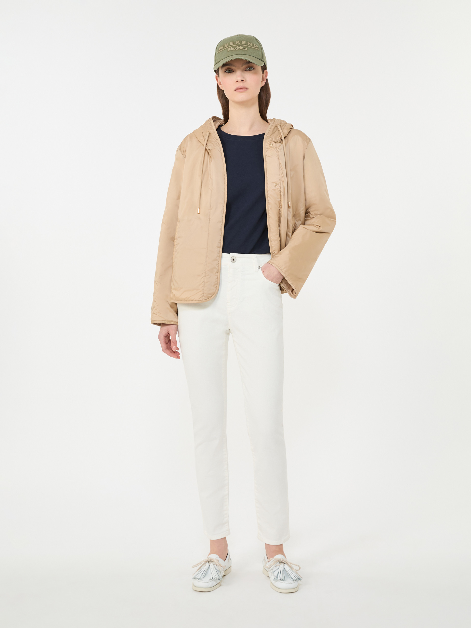 Basic cotton jersey T-shirt - NAVY - Weekend Max Mara