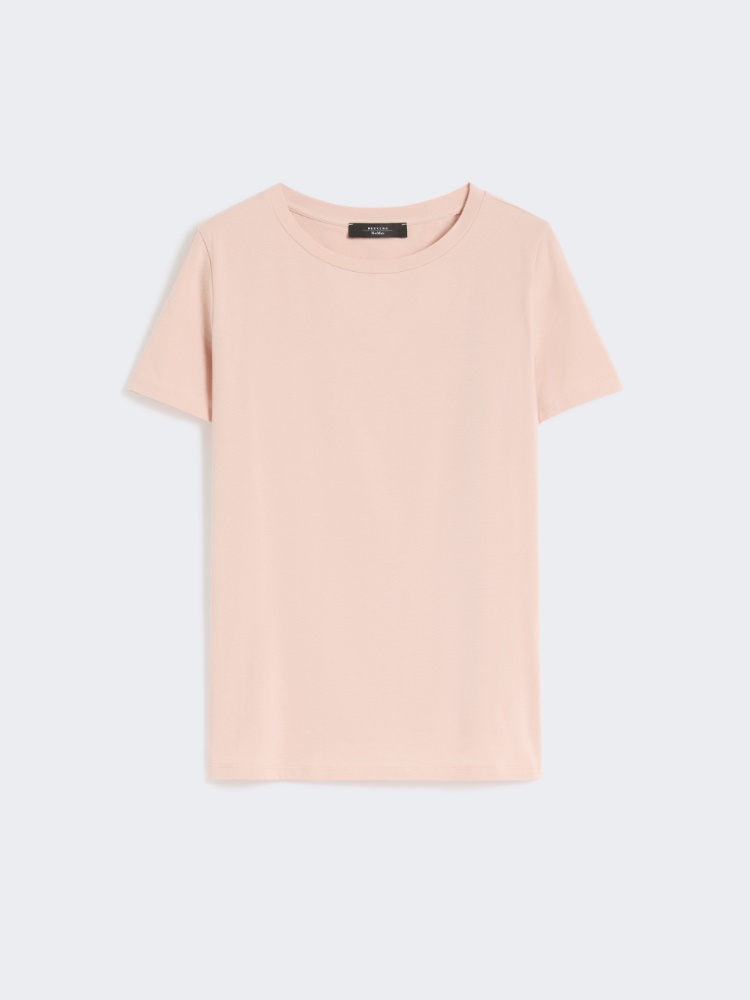 Basic cotton jersey T-shirt - PINK - Weekend - 7