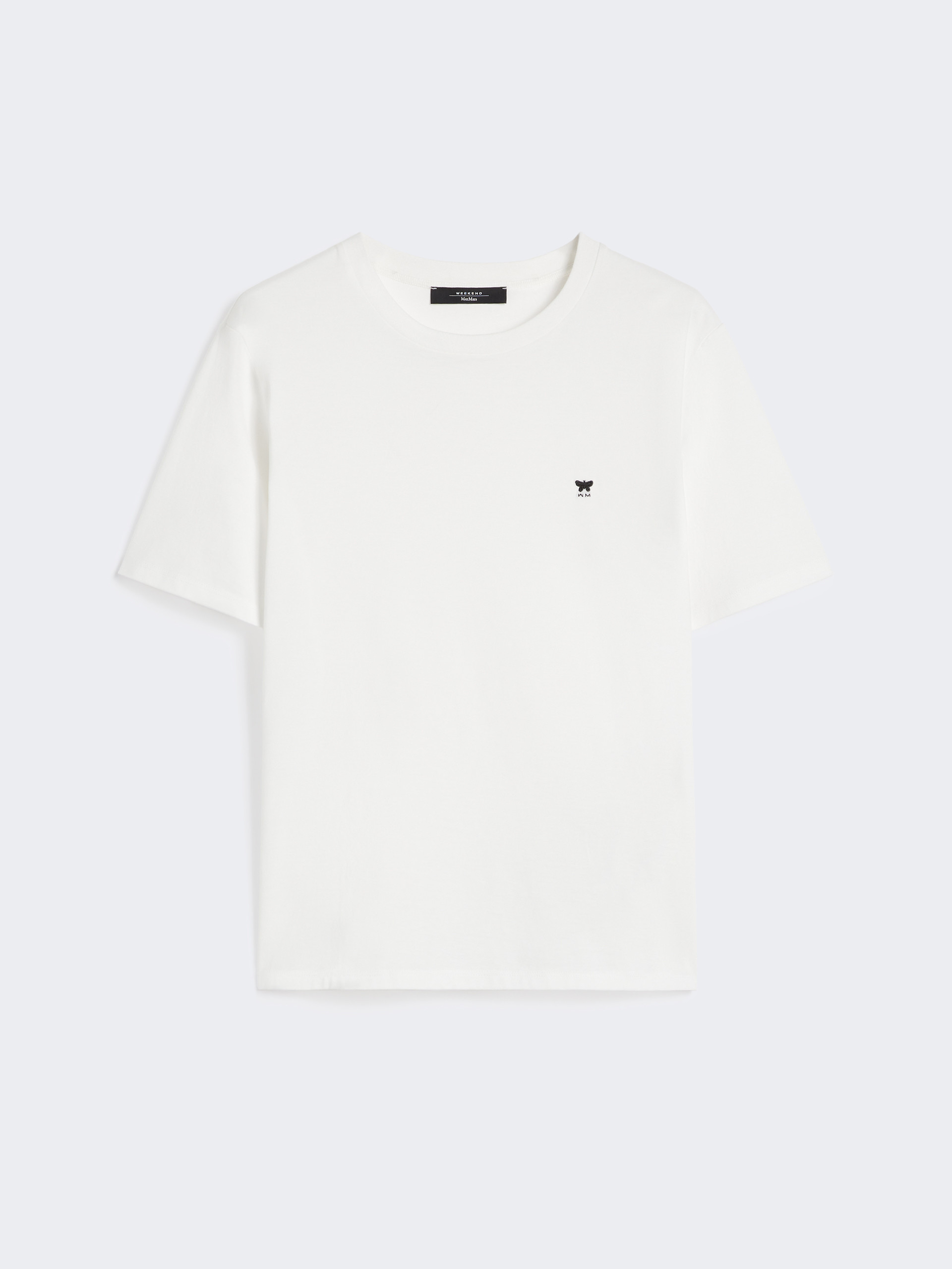 Cotton basic T-shirt - OPTICAL WHITE - Weekend Max Mara - 6