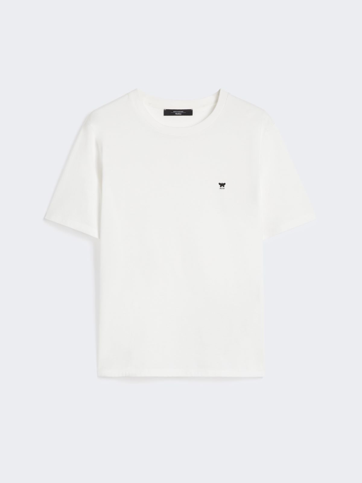 Cotton basic T-shirt - OPTICAL WHITE - Weekend - 6