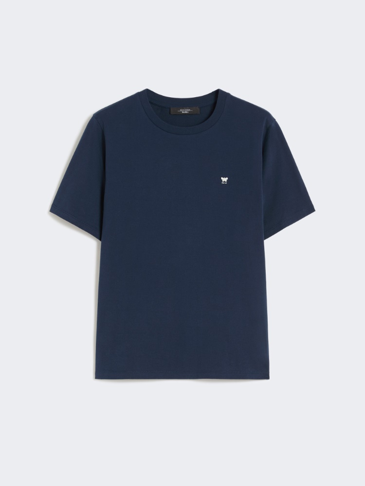 Cotton basic T-shirt - NAVY - Weekend - 2