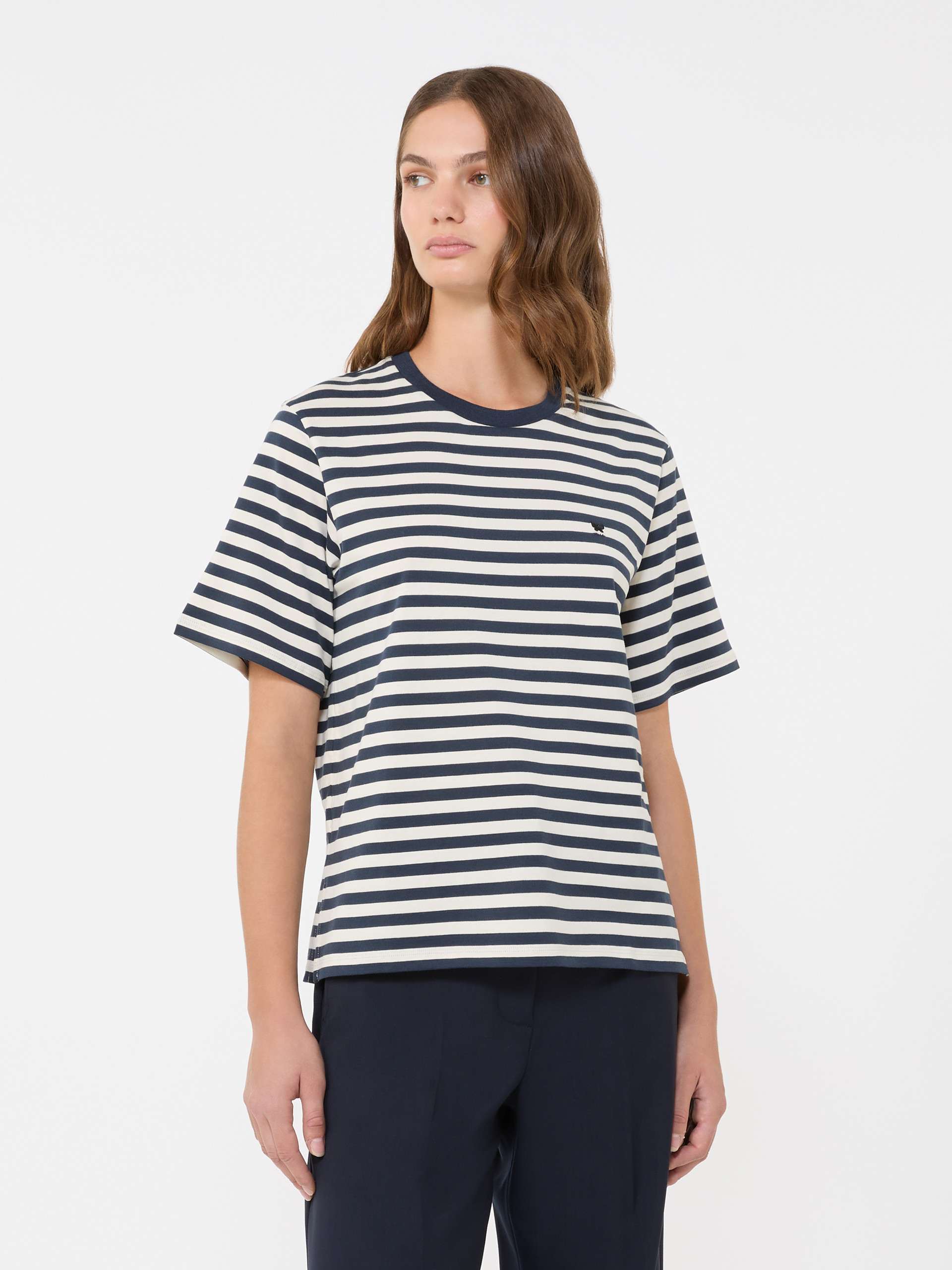 Cotton basic T-shirt - ECRU - Weekend Max Mara - 2