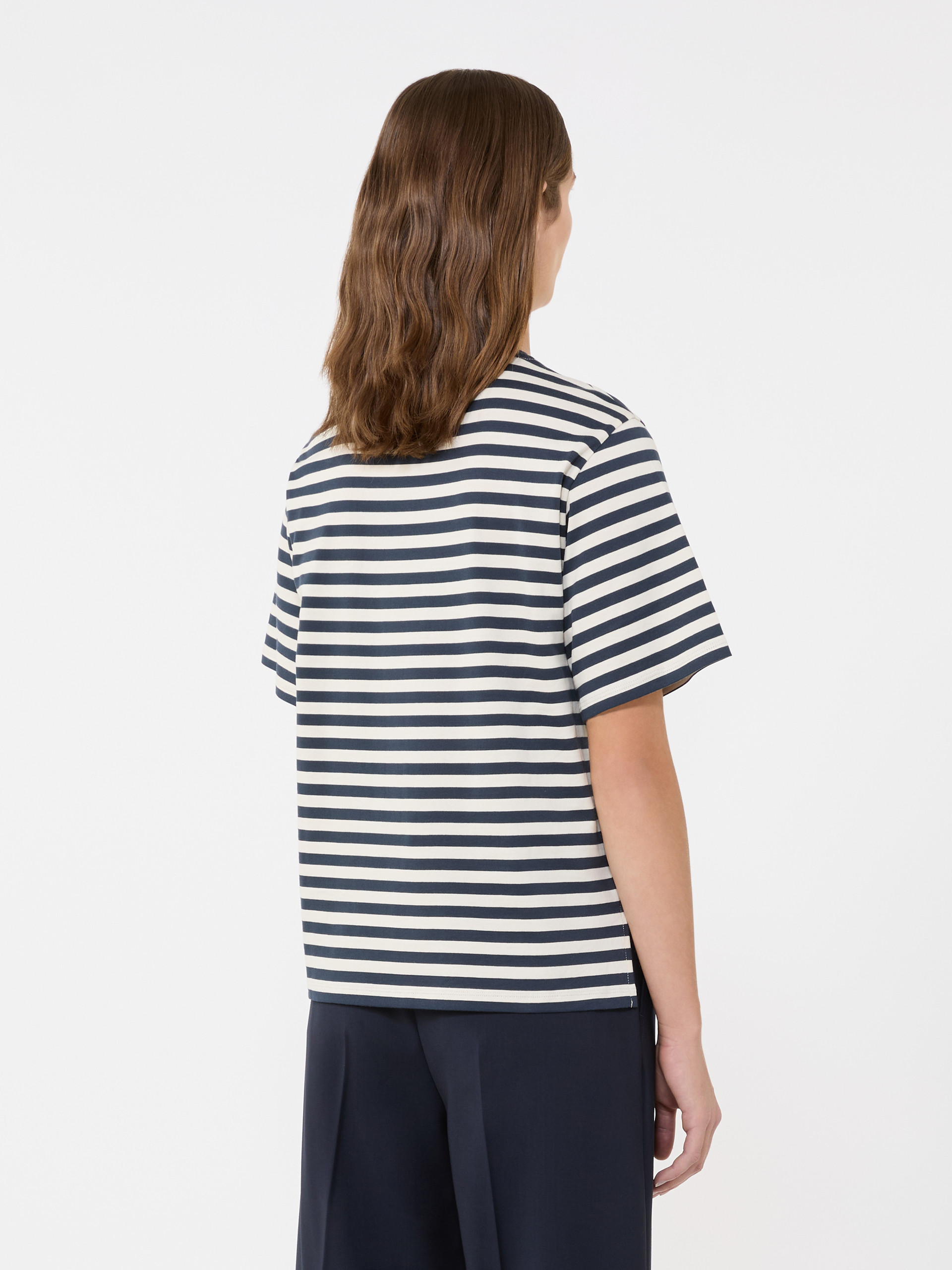 Cotton basic T-shirt - ECRU - Weekend Max Mara - 3