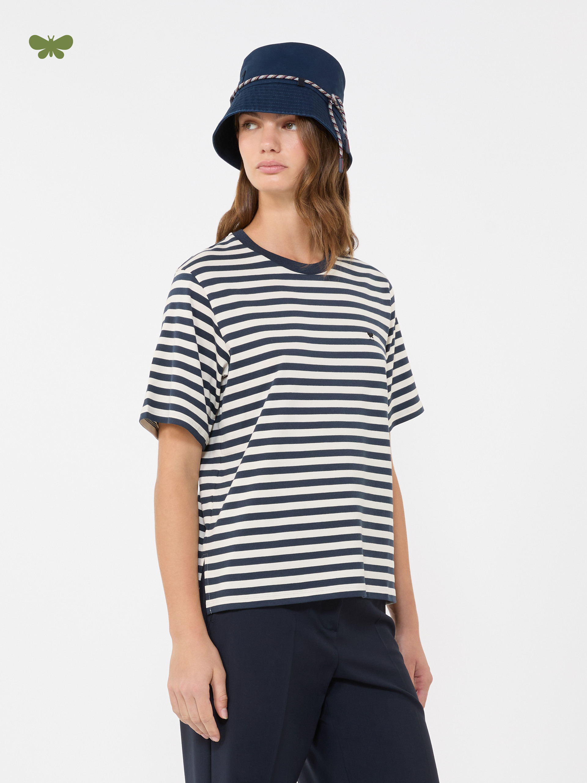 Cotton basic T-shirt - ECRU - Weekend Max Mara - 4