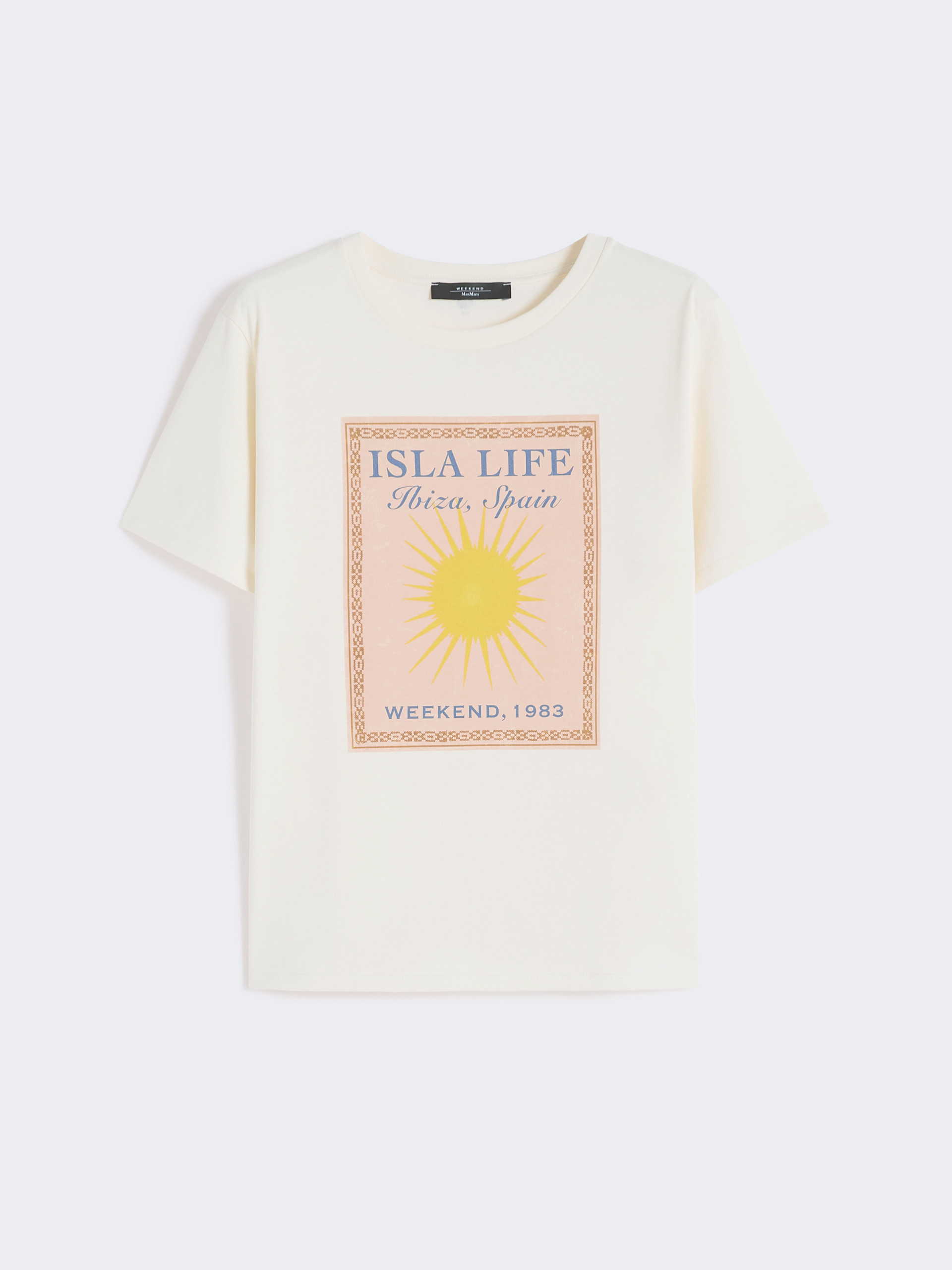 Cotton jersey T-shirt - ECRU - Weekend Max Mara - 5