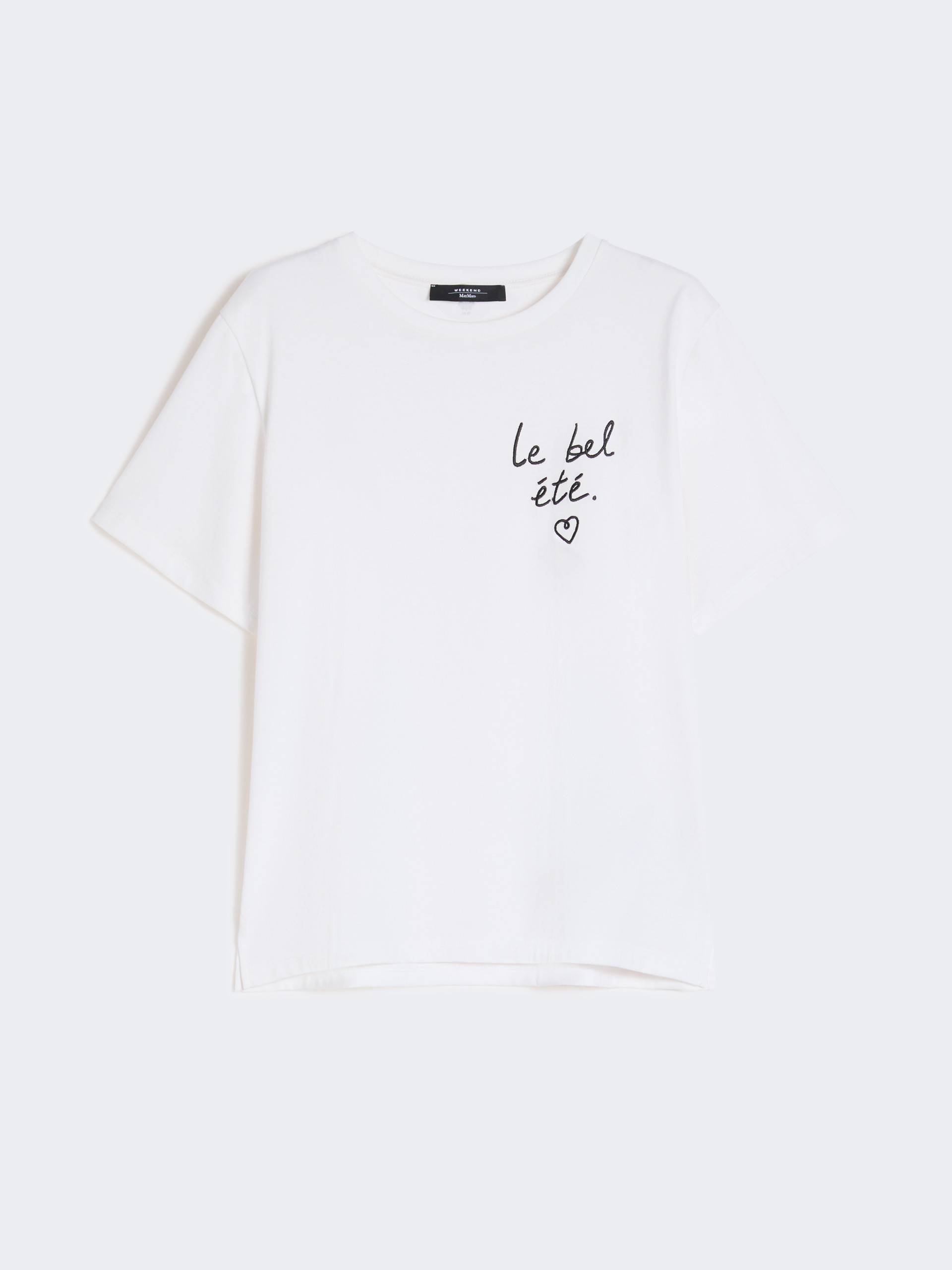 Jersey T-shirt with graphics - WHITE - Weekend Max Mara - 6