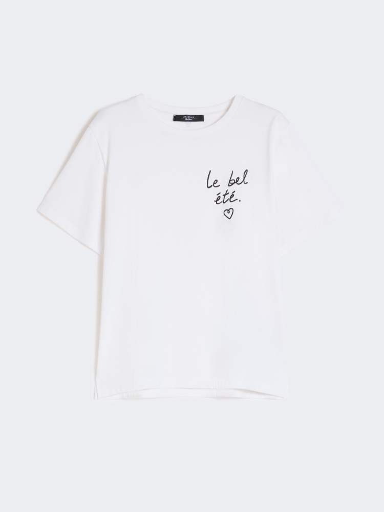 Jersey T-shirt with graphics - WHITE - Weekend - 7