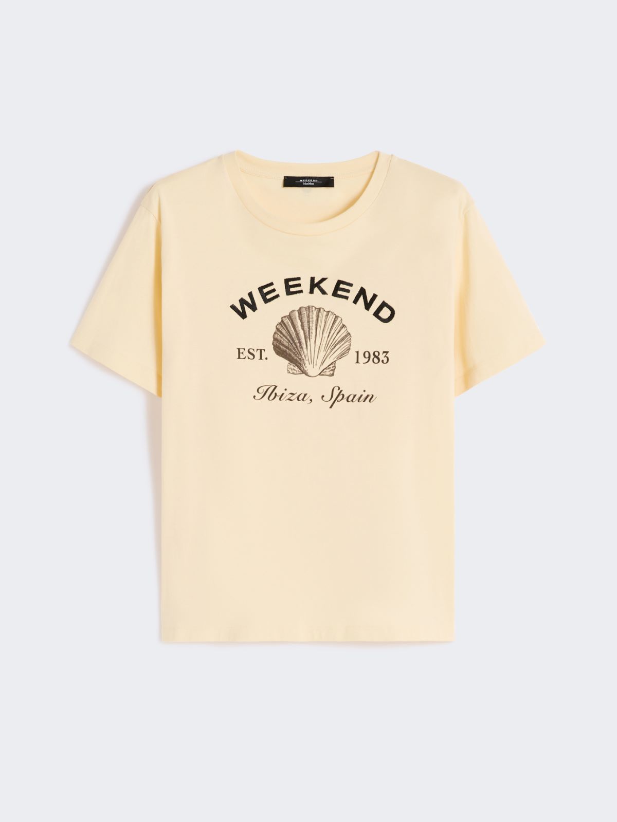 Jersey T-shirt with graphics - LIGHT YELLOW - Weekend - 6