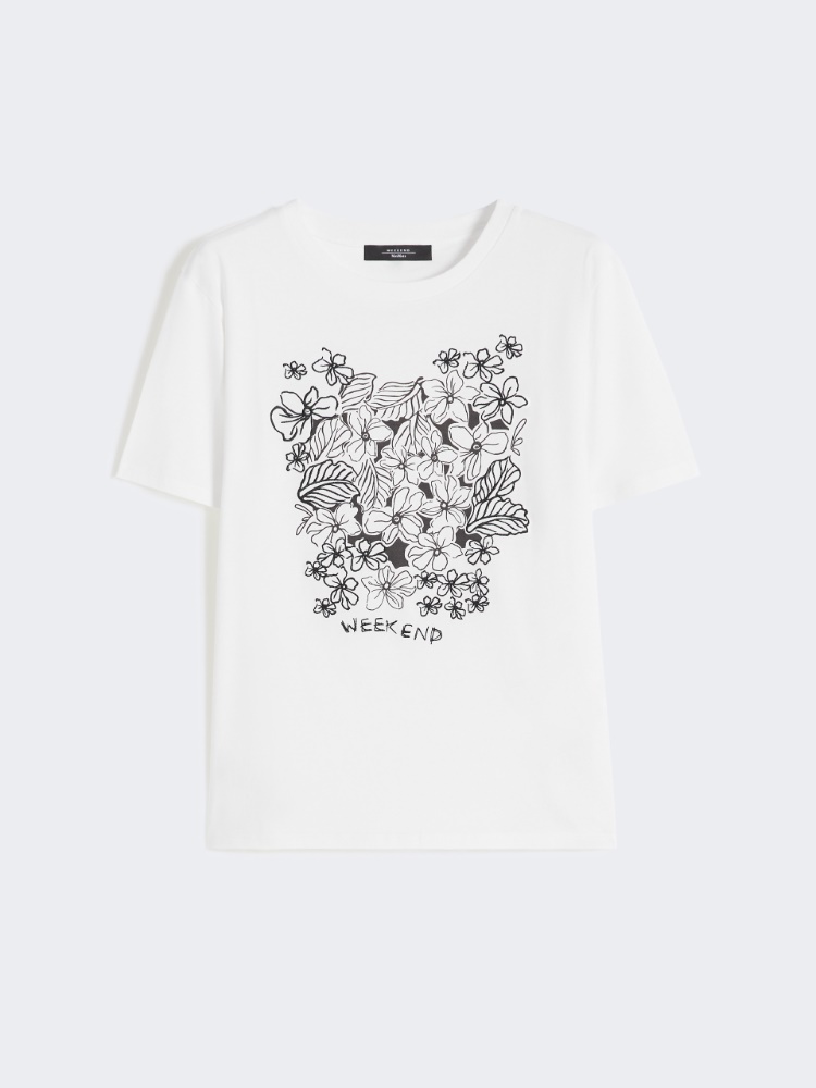 Jersey T-shirt with graphics - Weekend Max Mara - 2