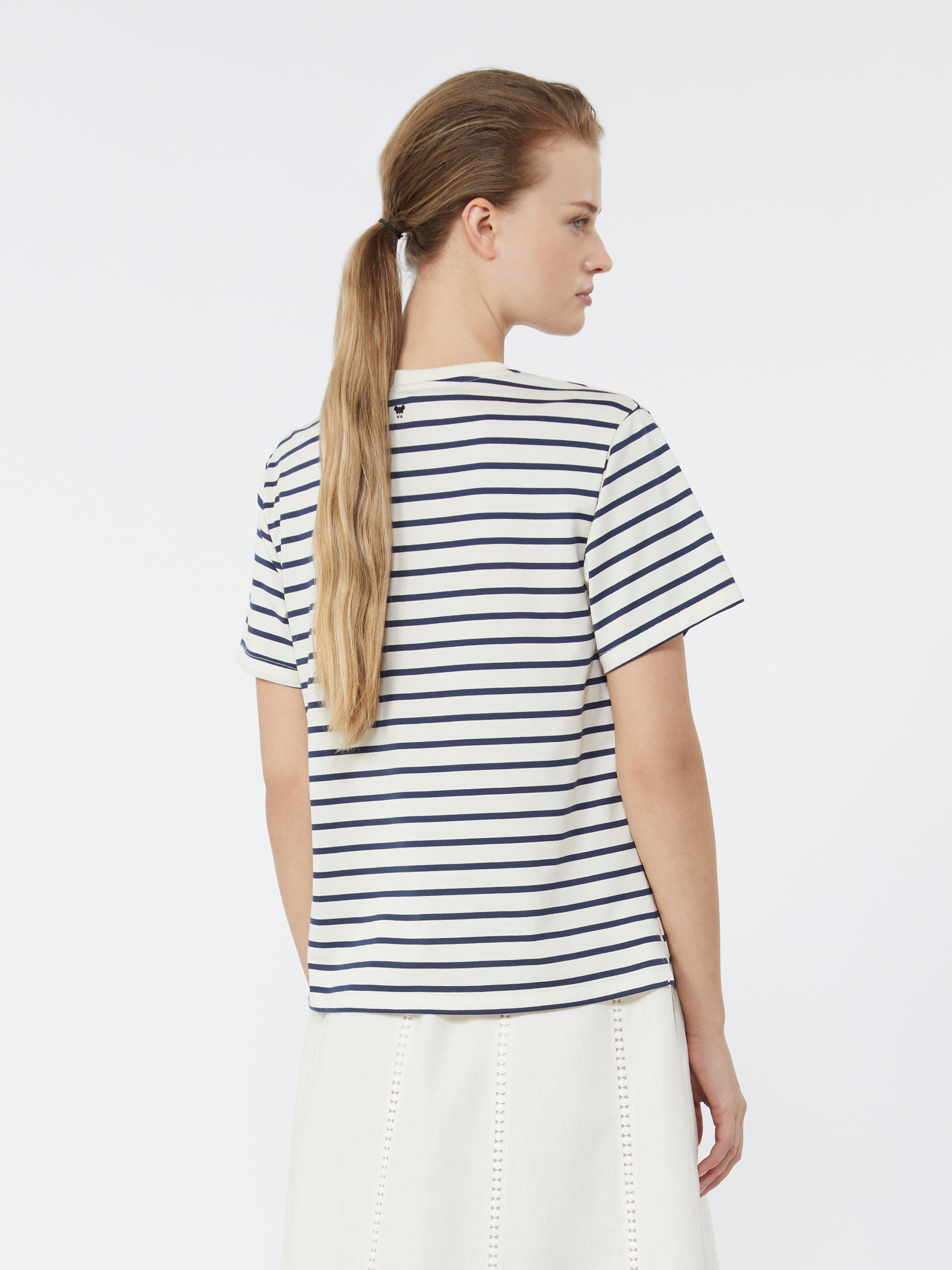 Jersey T-shirt with graphics - NAVY - Weekend Max Mara - 3