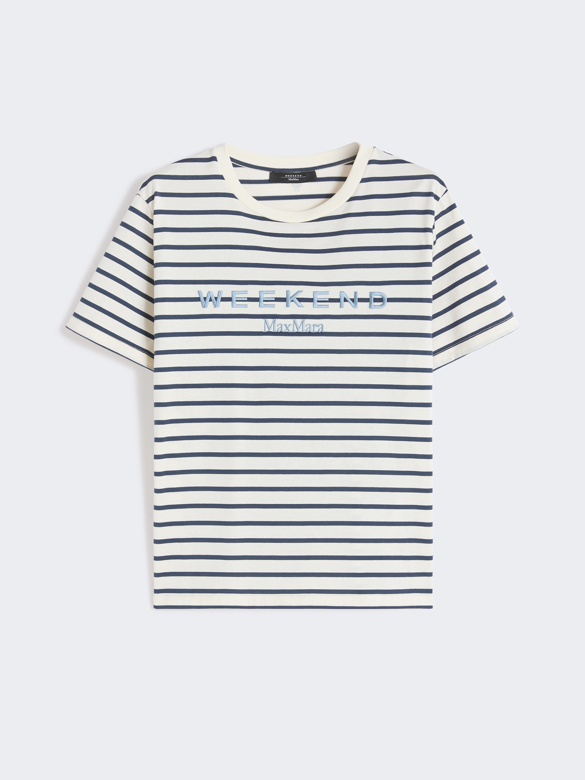 Jersey T-shirt with graphics - NAVY - Weekend Max Mara - 5