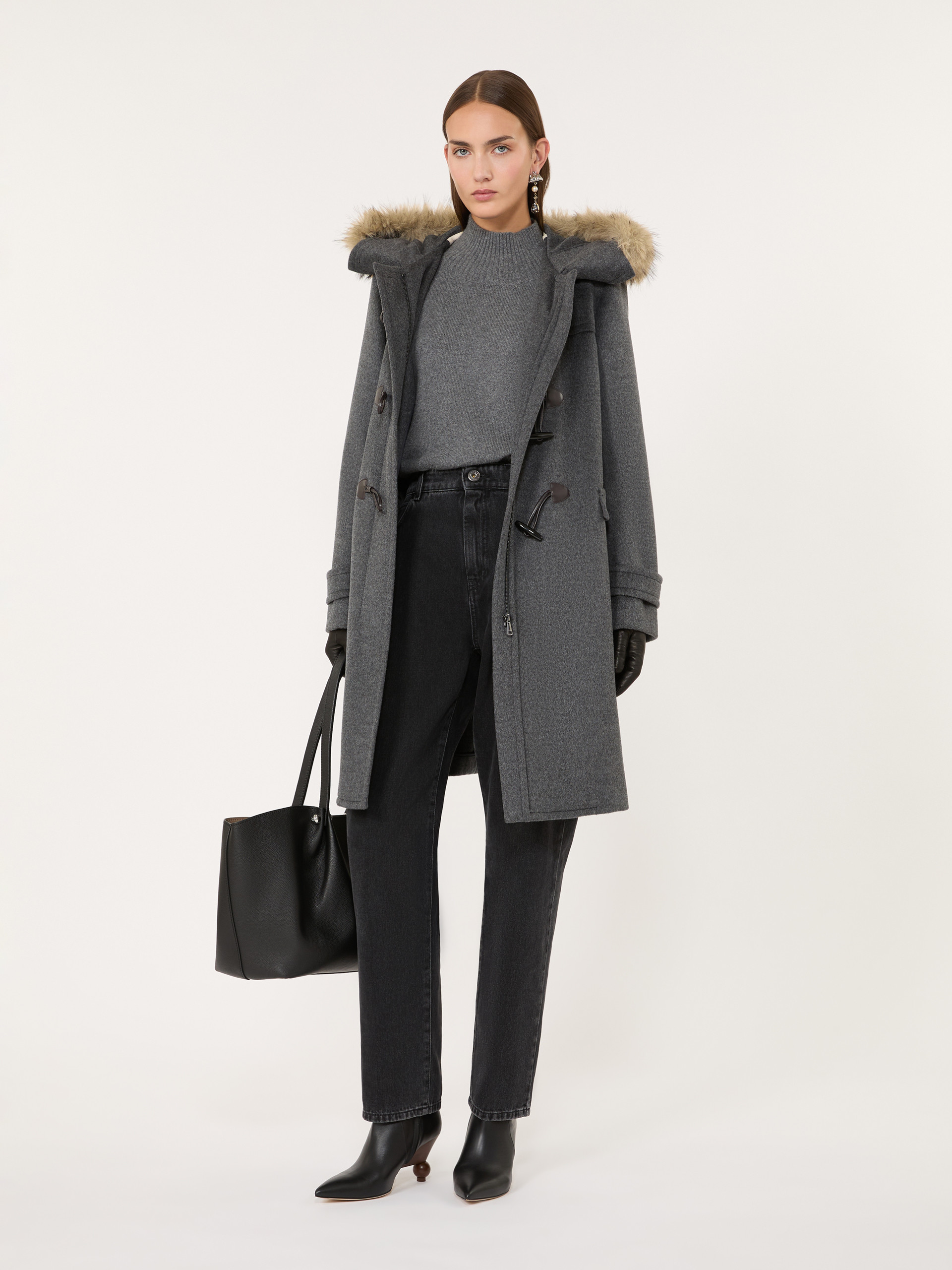 Double wool broadcloth coat - Weekend Max Mara