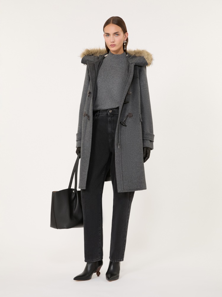 Double wool broadcloth coat - Weekend Max Mara