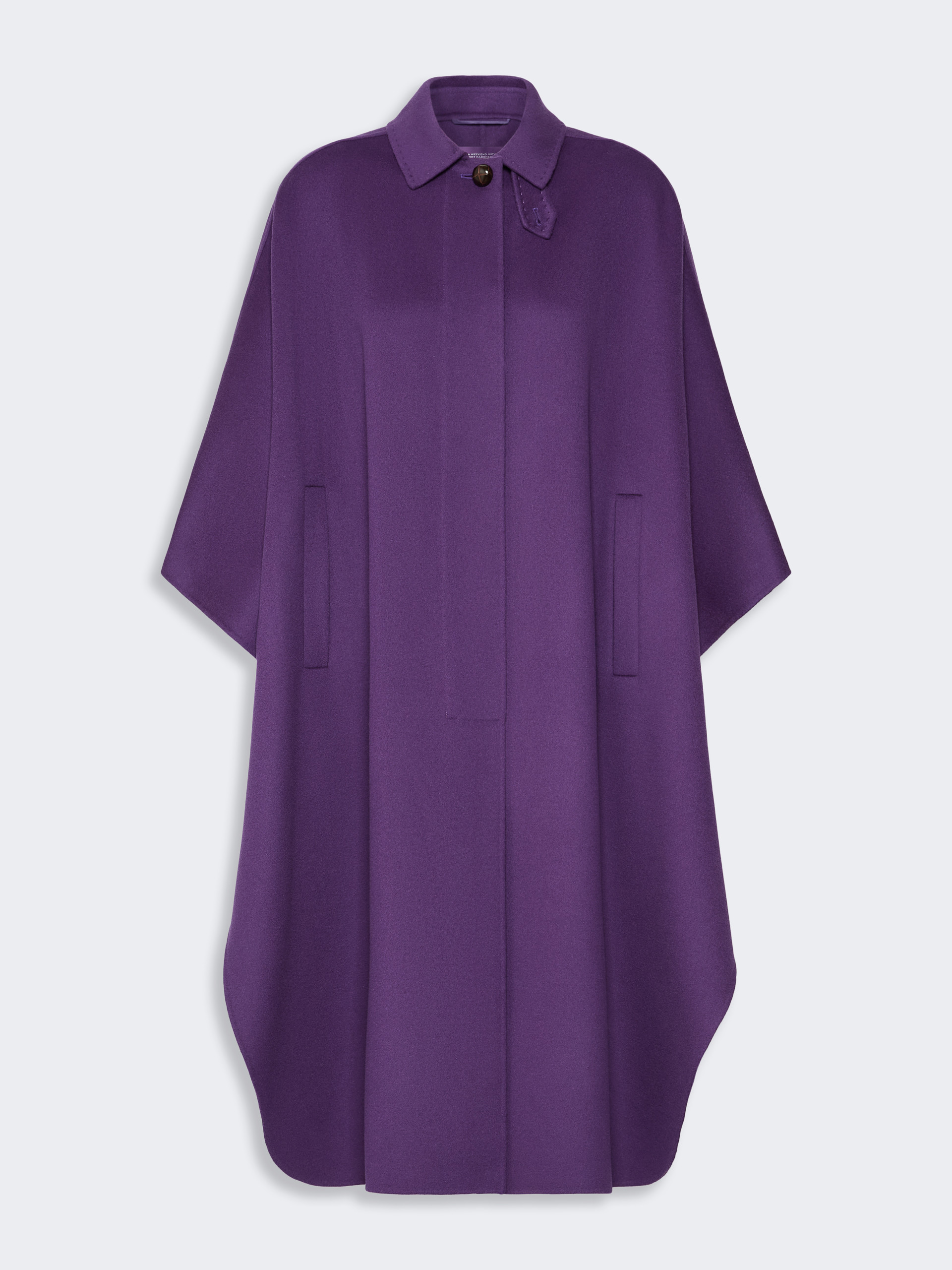 Wool-blend double fabric maxi cape - Weekend Max Mara - 5