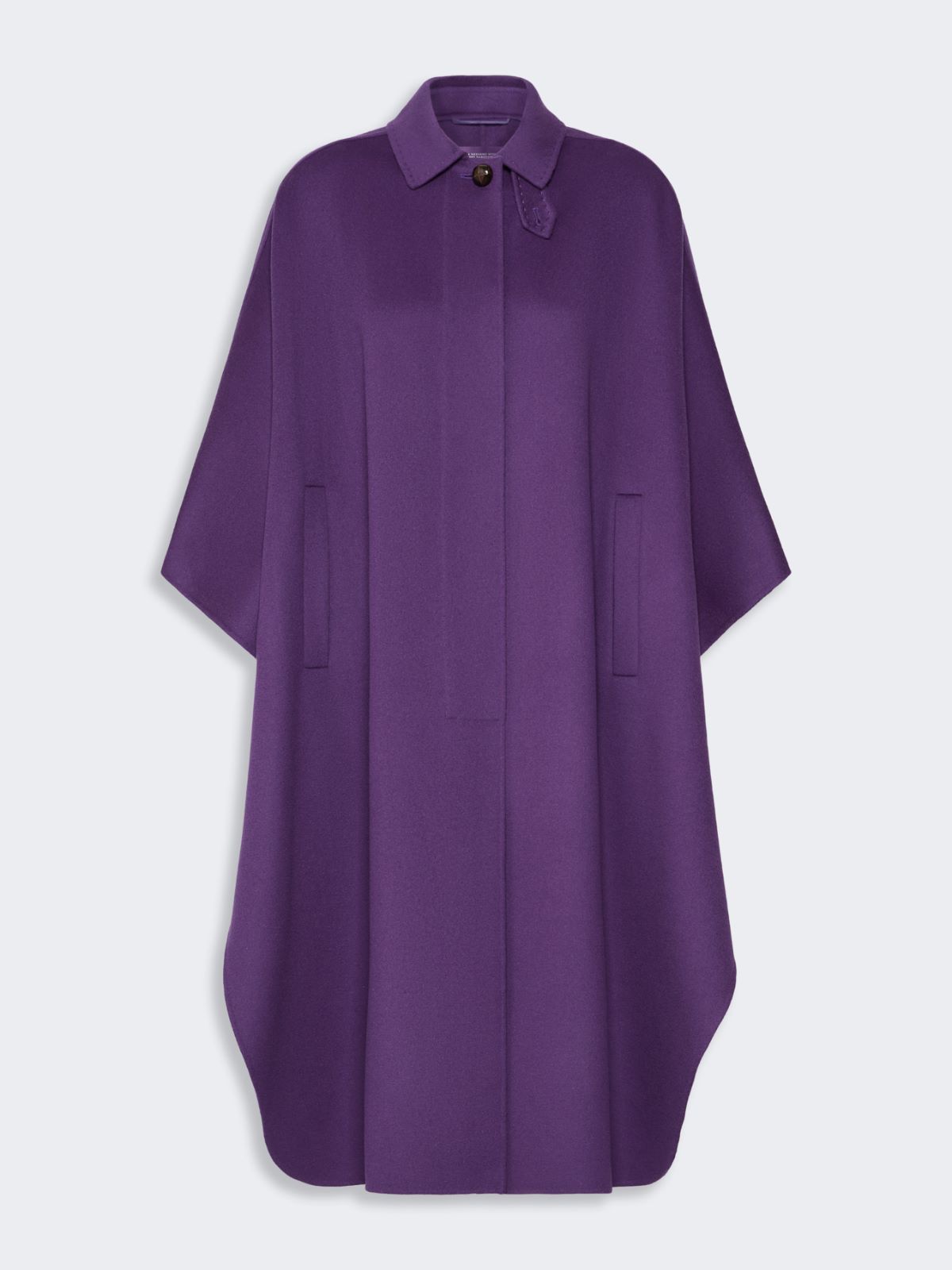 Wool-blend double fabric maxi cape - Weekend Max Mara - 5