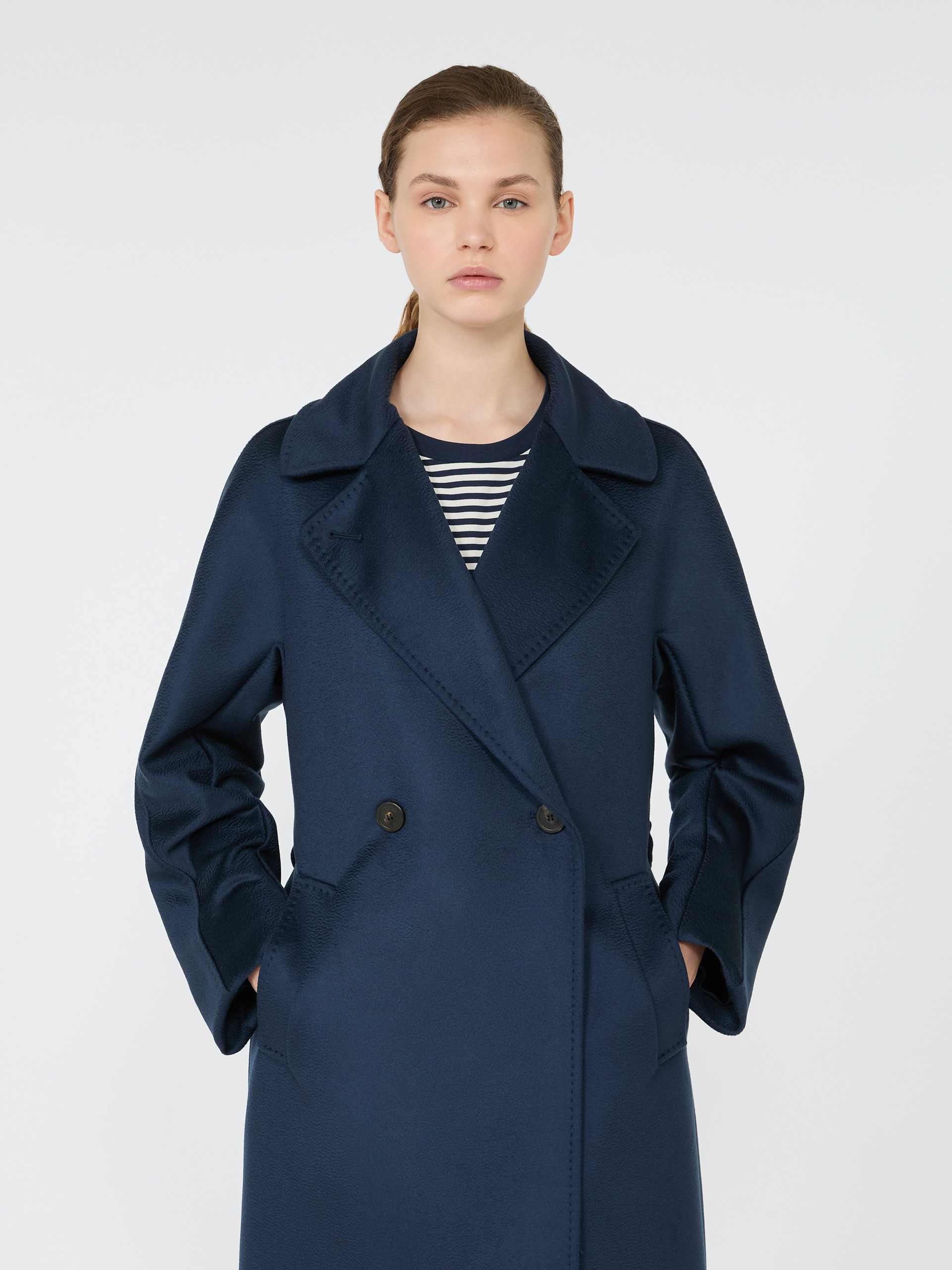 Double-breasted wool coat - Weekend Max Mara - 4