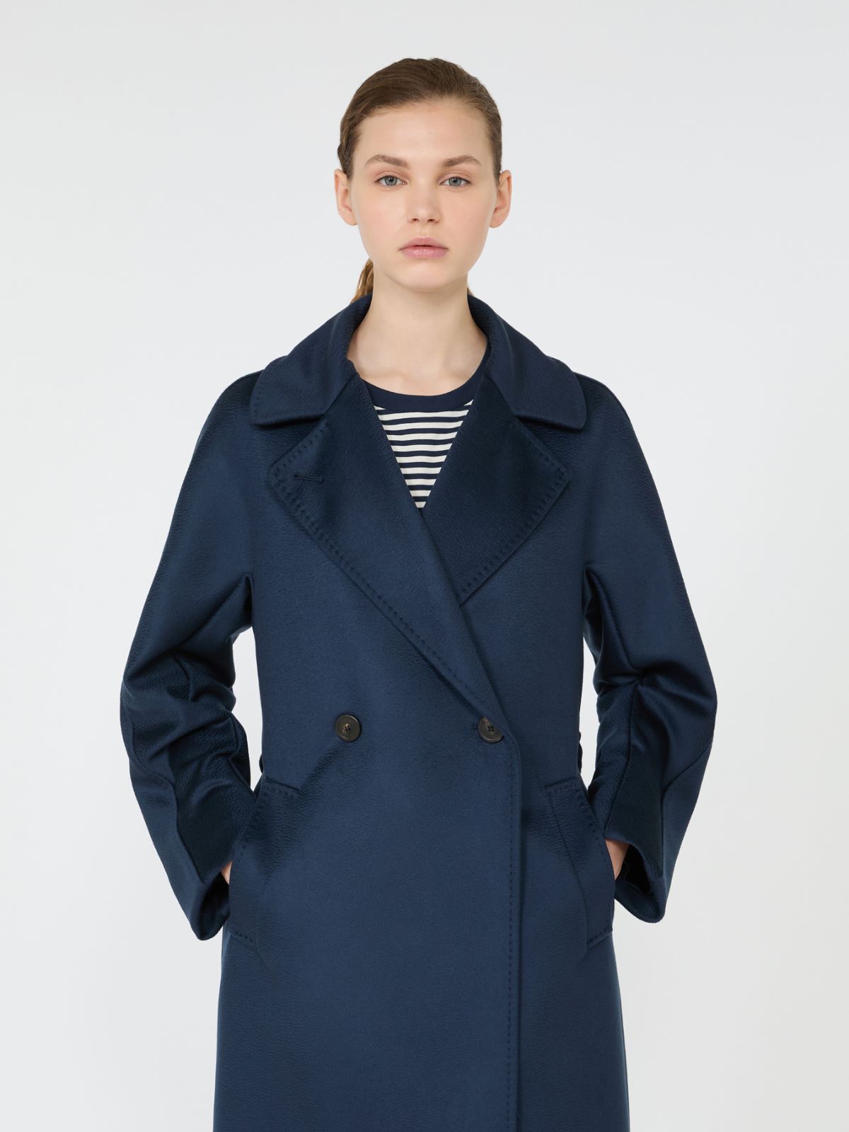 Double-breasted wool coat - Weekend Max Mara - 4