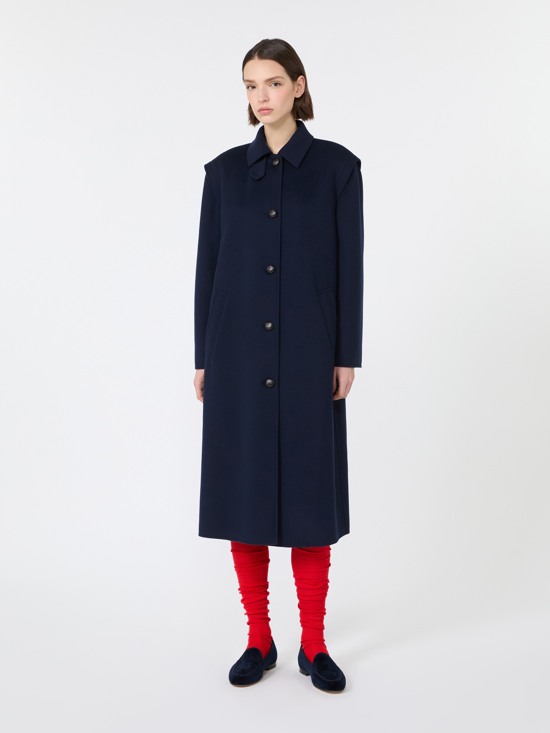Double wool broadcloth coat - Weekend Max Mara - 2