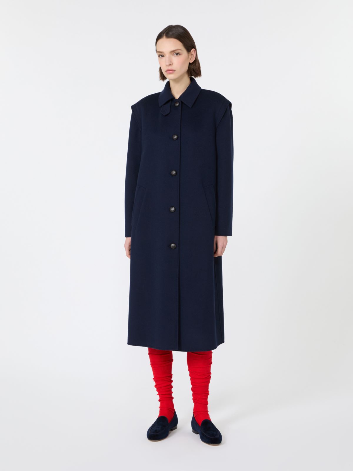 Double wool broadcloth coat - Weekend Max Mara - 2