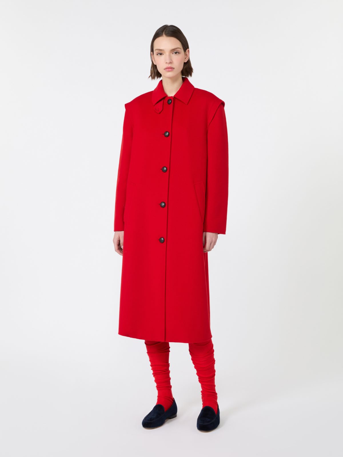 Double wool broadcloth coat - Weekend Max Mara - 2