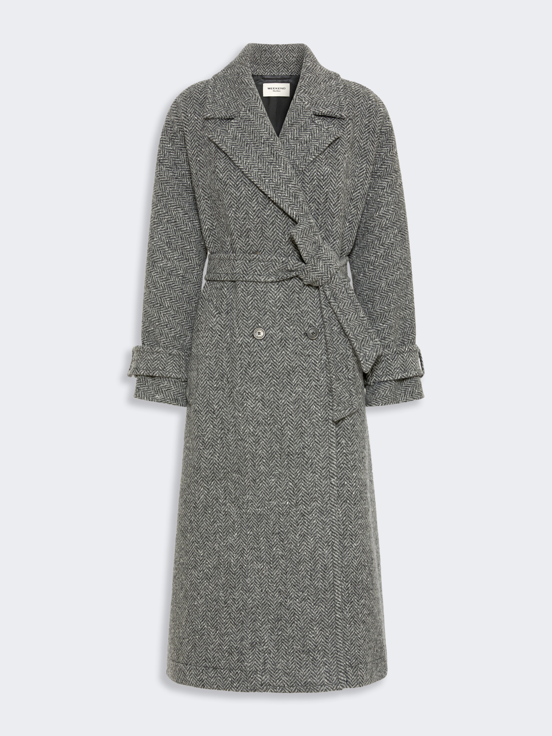 Long wool-blend tweed coat - Weekend Max Mara - 5