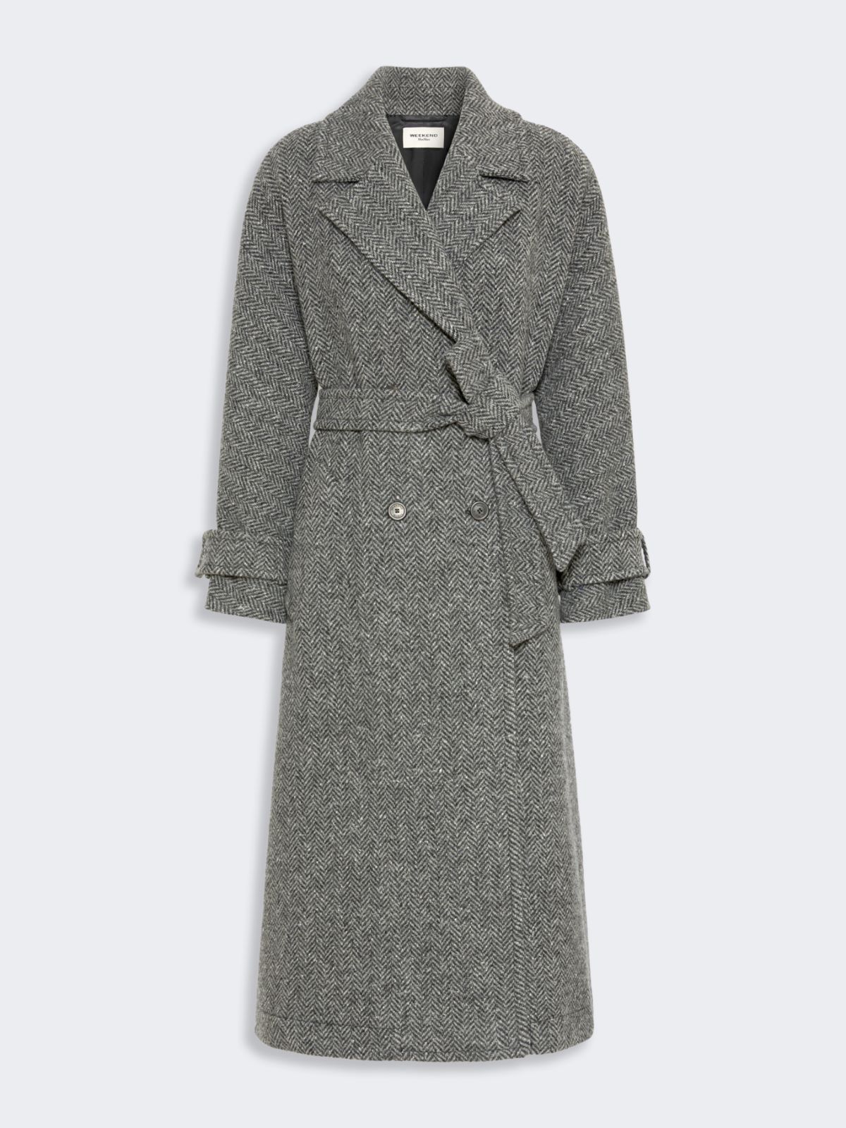 Long wool-blend tweed coat - Weekend Max Mara - 5