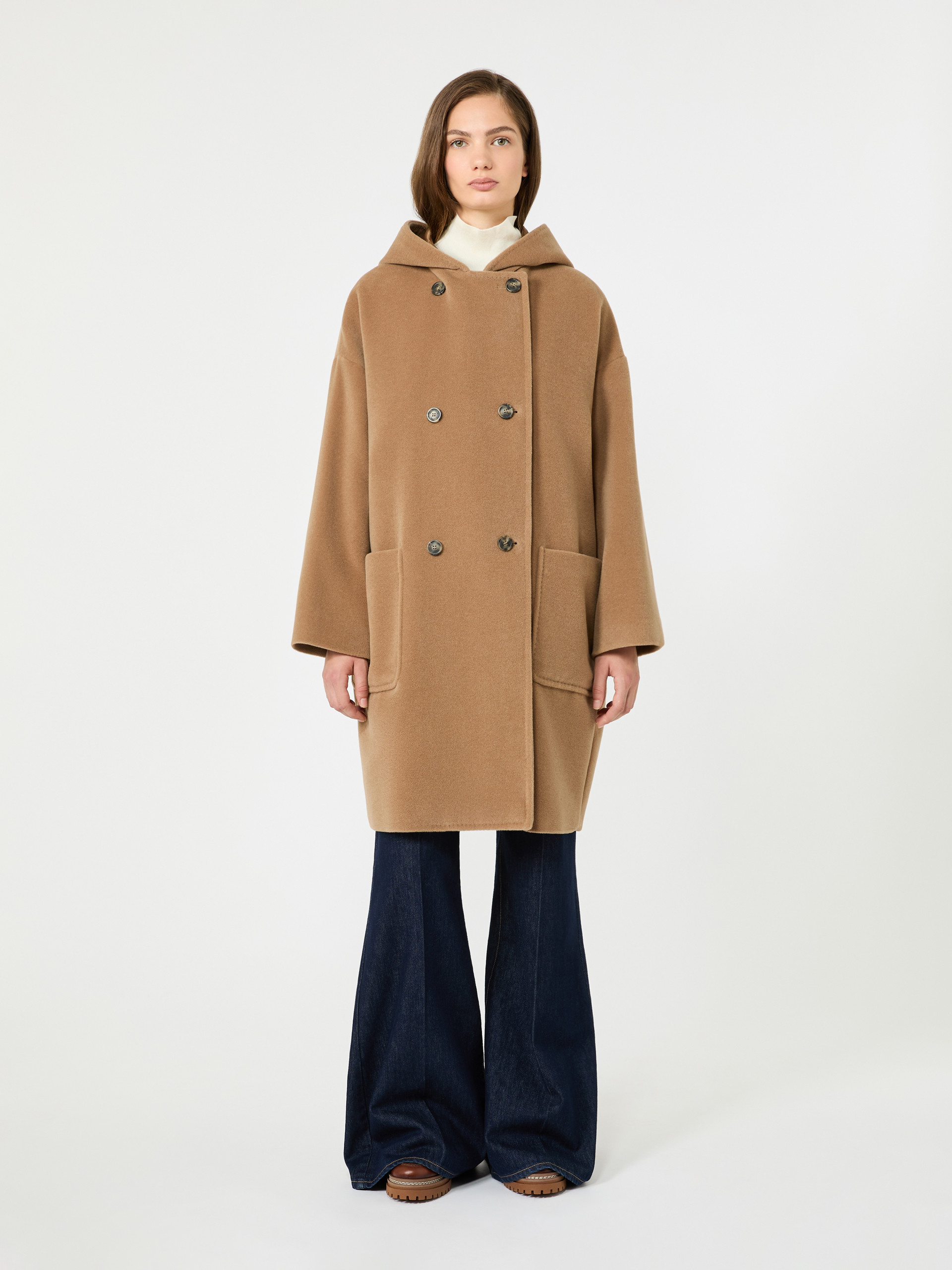 Wool and alpaca beaver cloth coat - Weekend Max Mara - 2