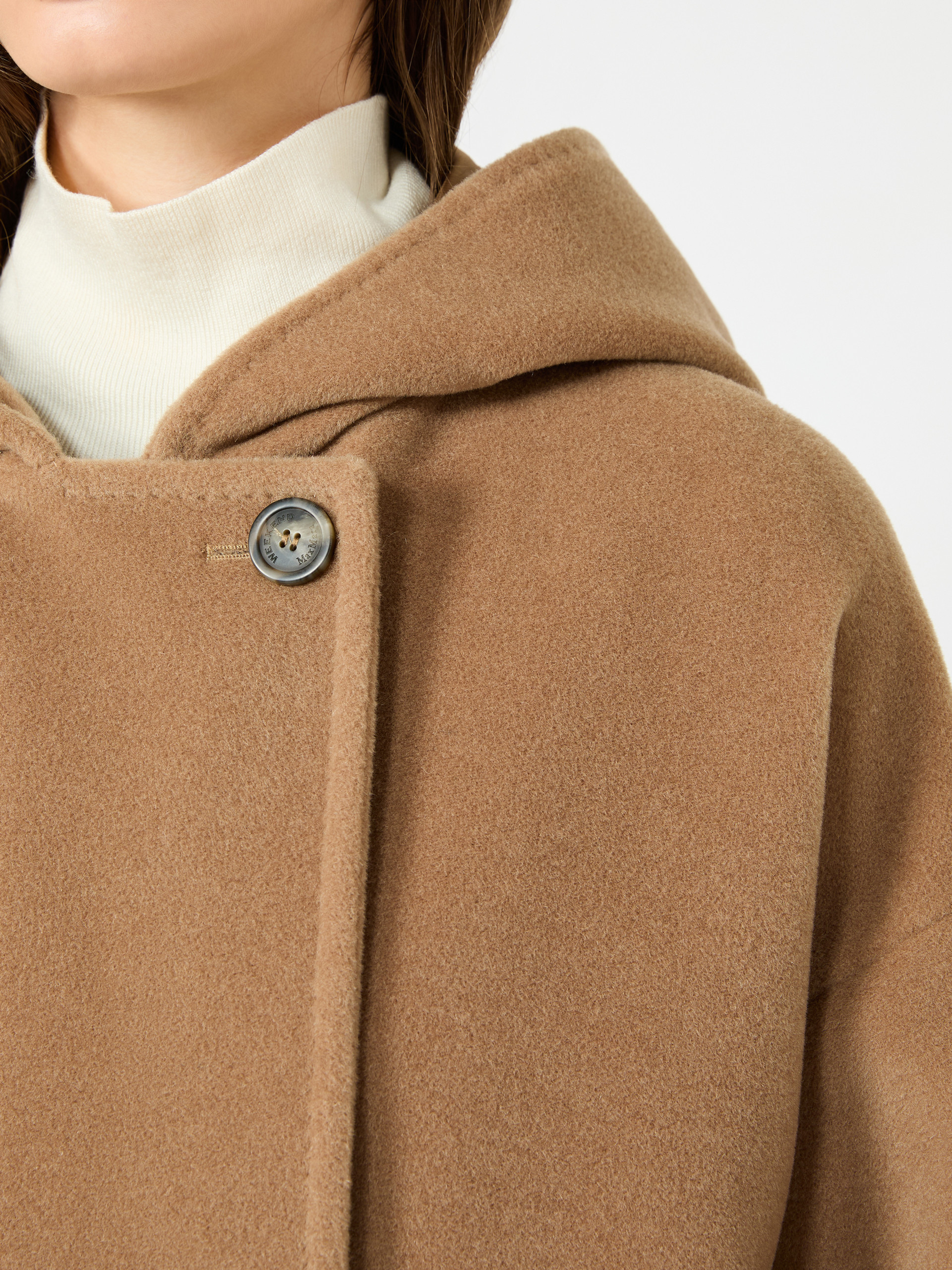 Wool and alpaca beaver cloth coat - Weekend Max Mara - 4