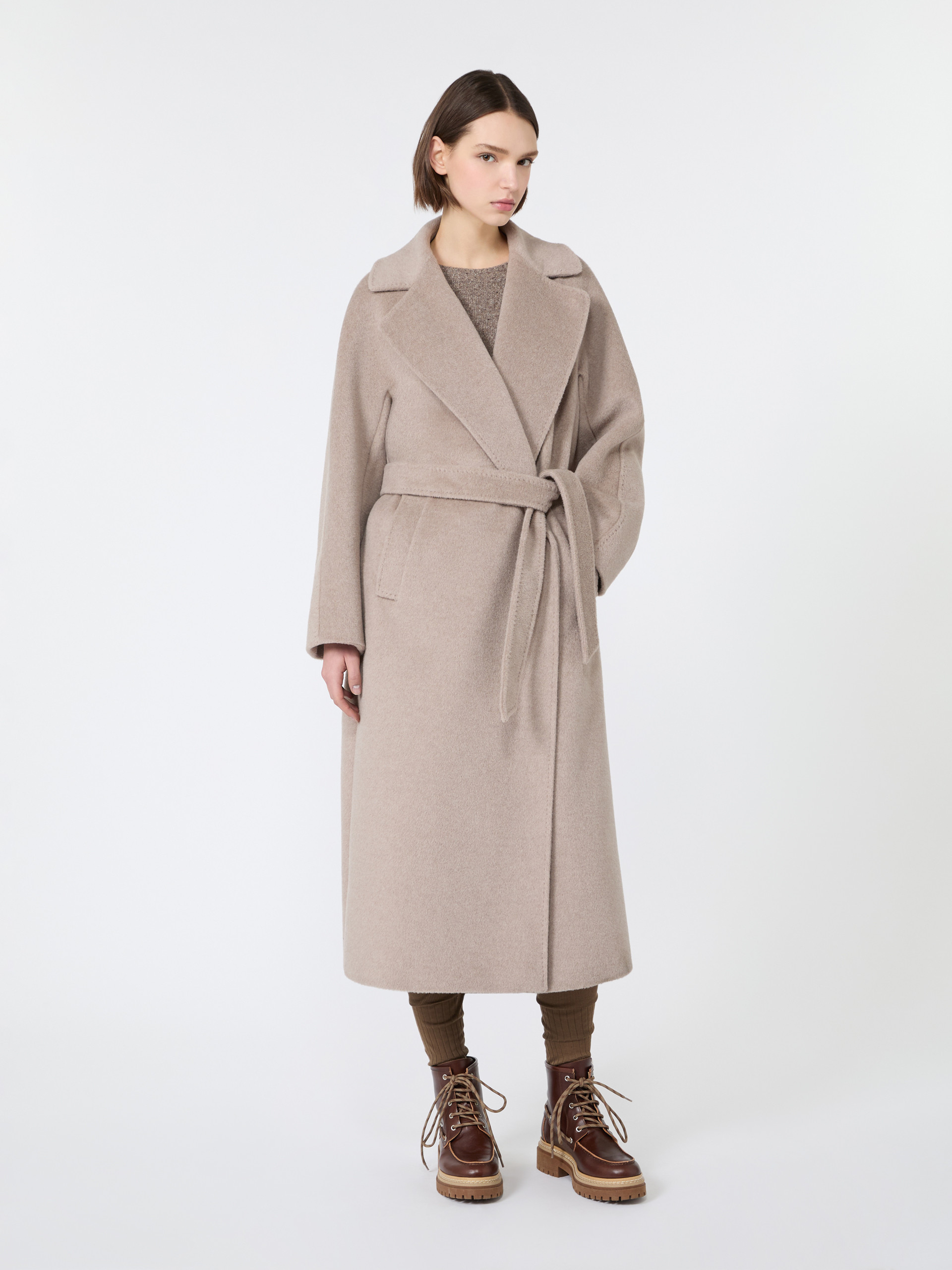 Wool and alpaca teddy coat - Weekend Max Mara - 2