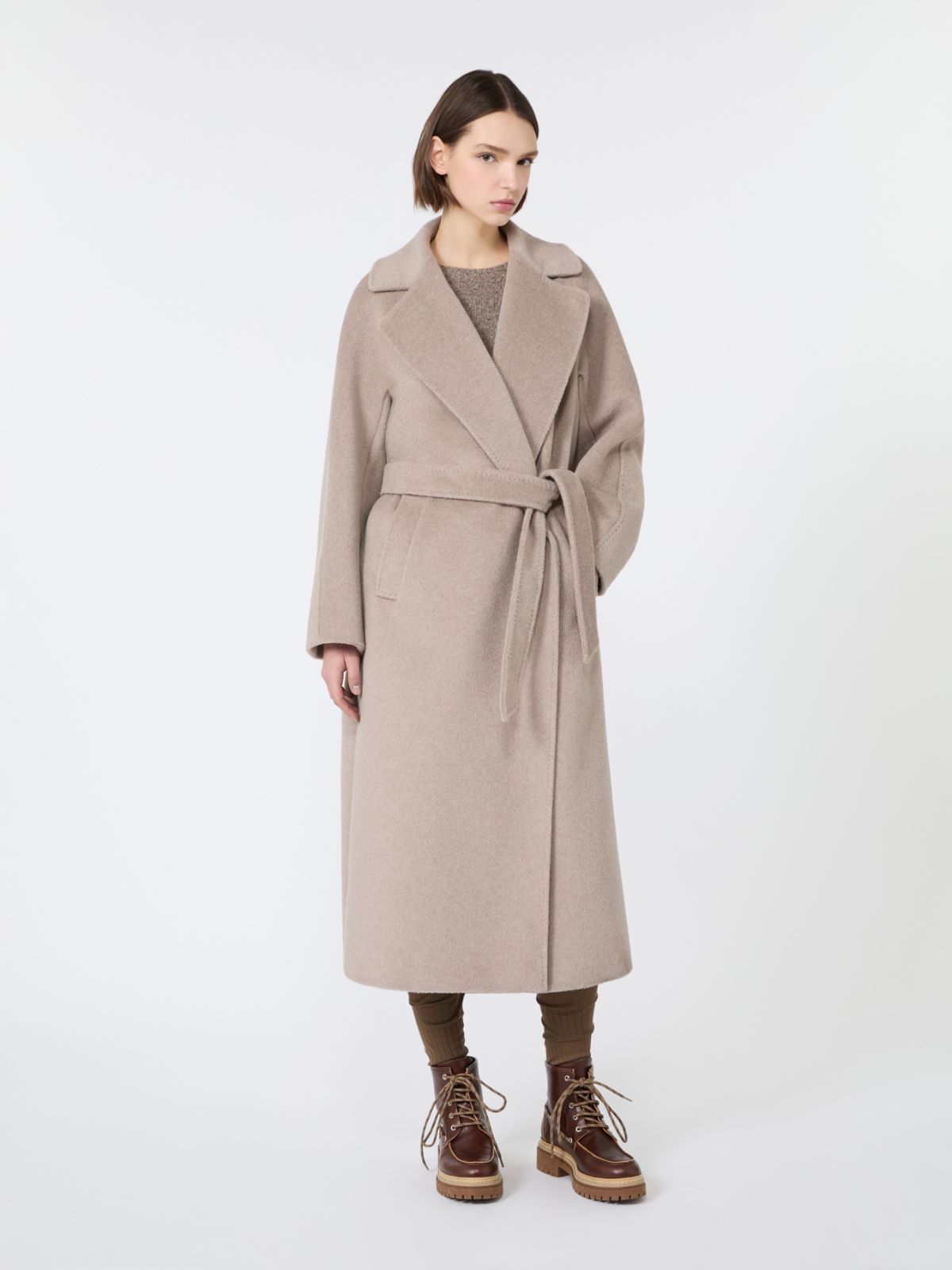 Wool and alpaca teddy coat - Weekend Max Mara - 2