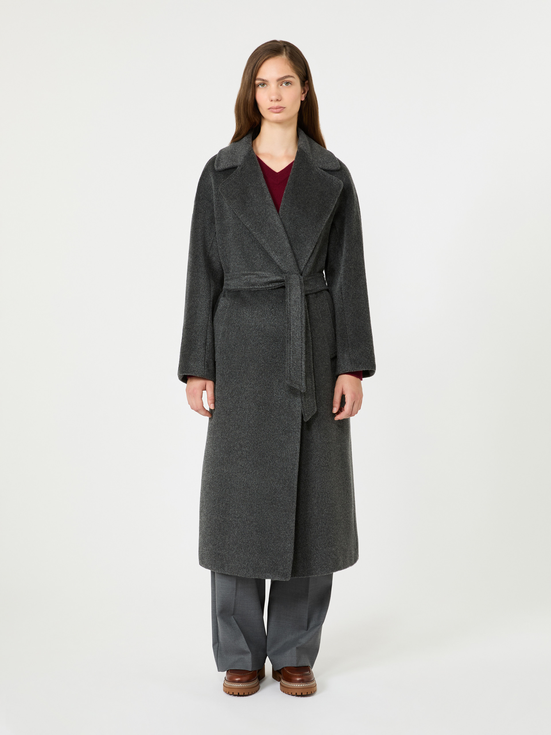 Wool and alpaca teddy coat - Weekend Max Mara - 2