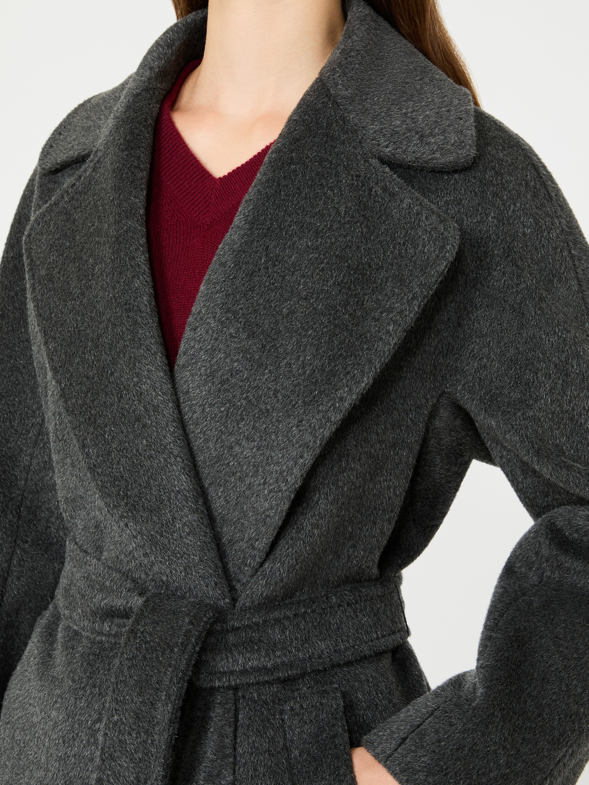 Wool and alpaca teddy coat - Weekend Max Mara - 4