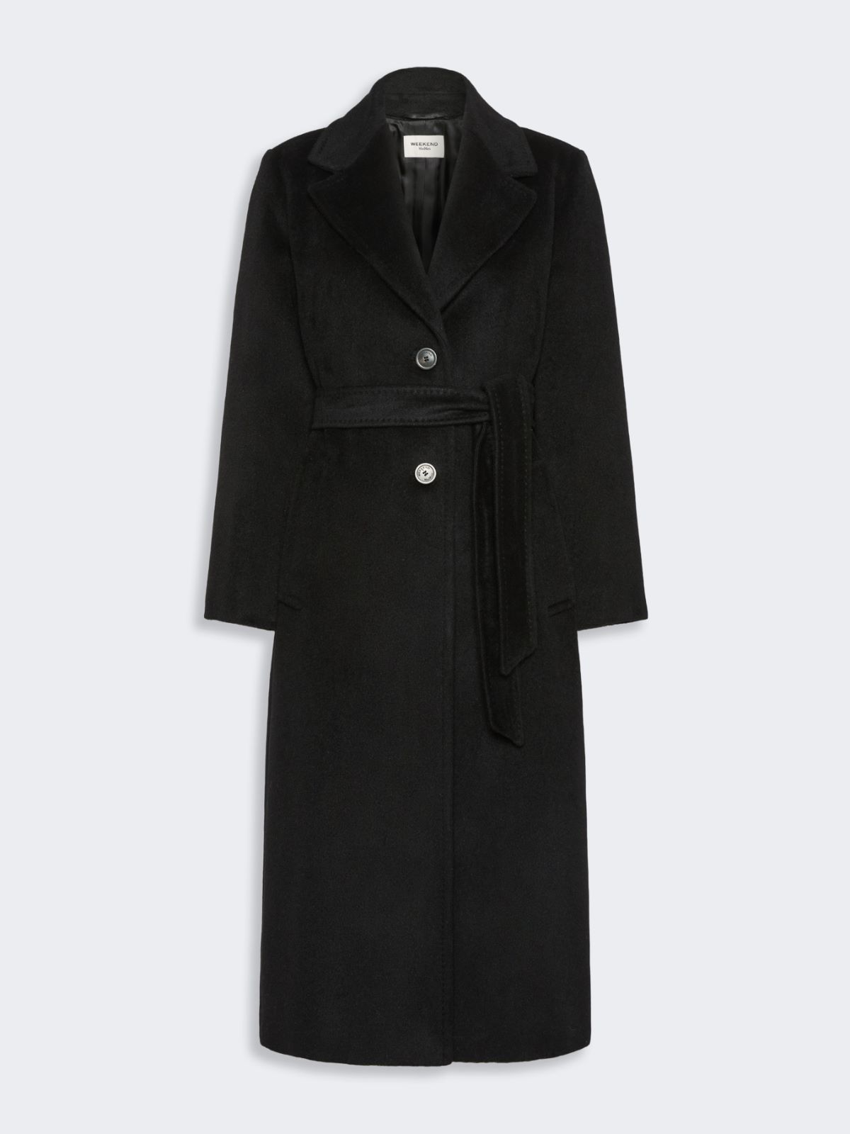 Wool and alpaca teddy long coat - Weekend Max Mara - 5