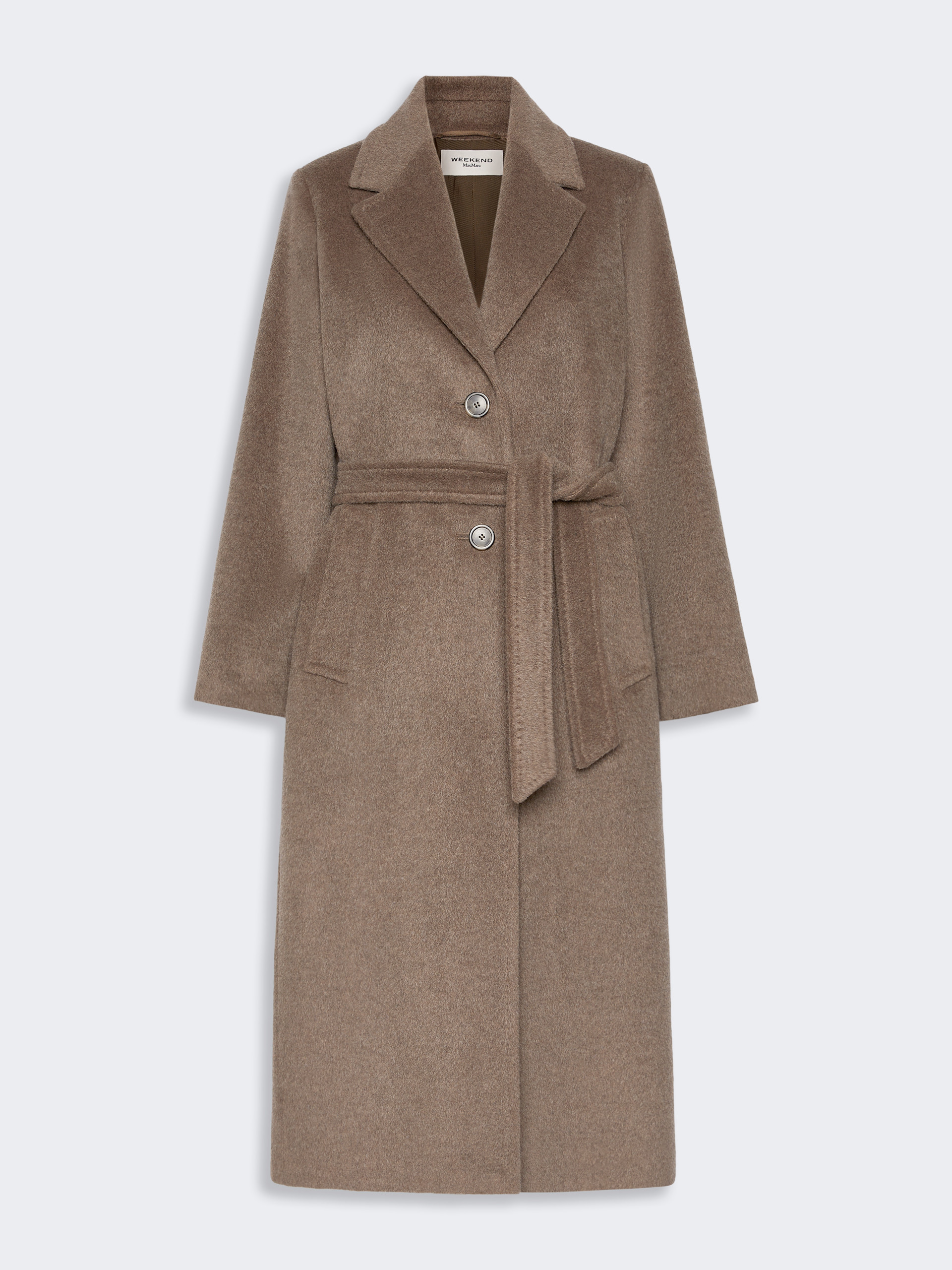 Wool and alpaca teddy long coat - Weekend Max Mara - 6