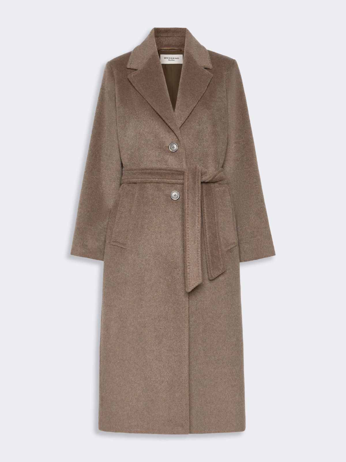 Wool and alpaca teddy long coat - Weekend Max Mara - 6
