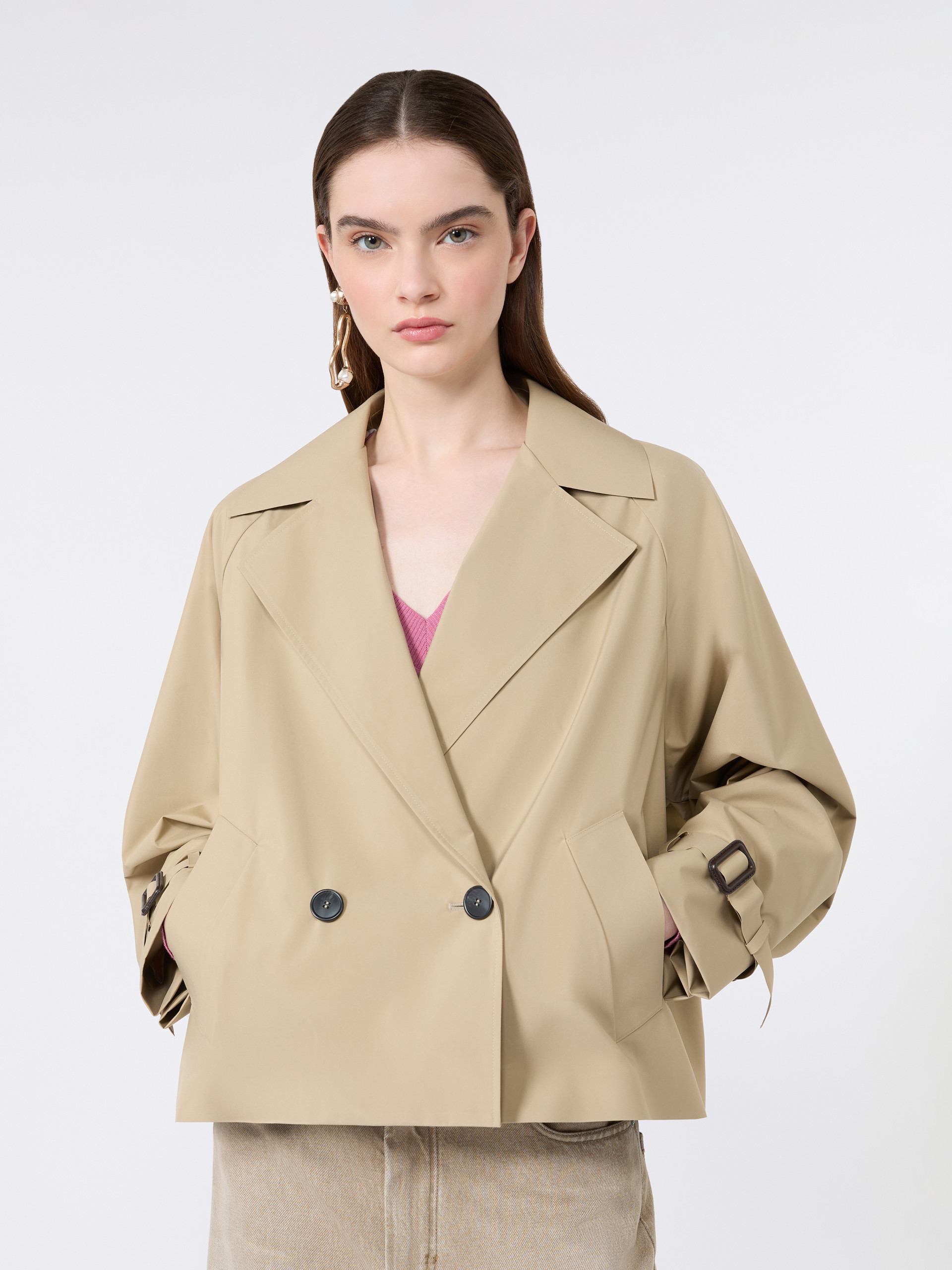 Trench corto in tela antigoccia - Weekend Max Mara - 4