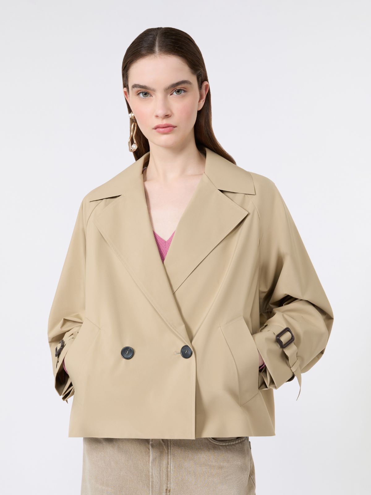 Trench corto in tela antigoccia - Weekend Max Mara - 4